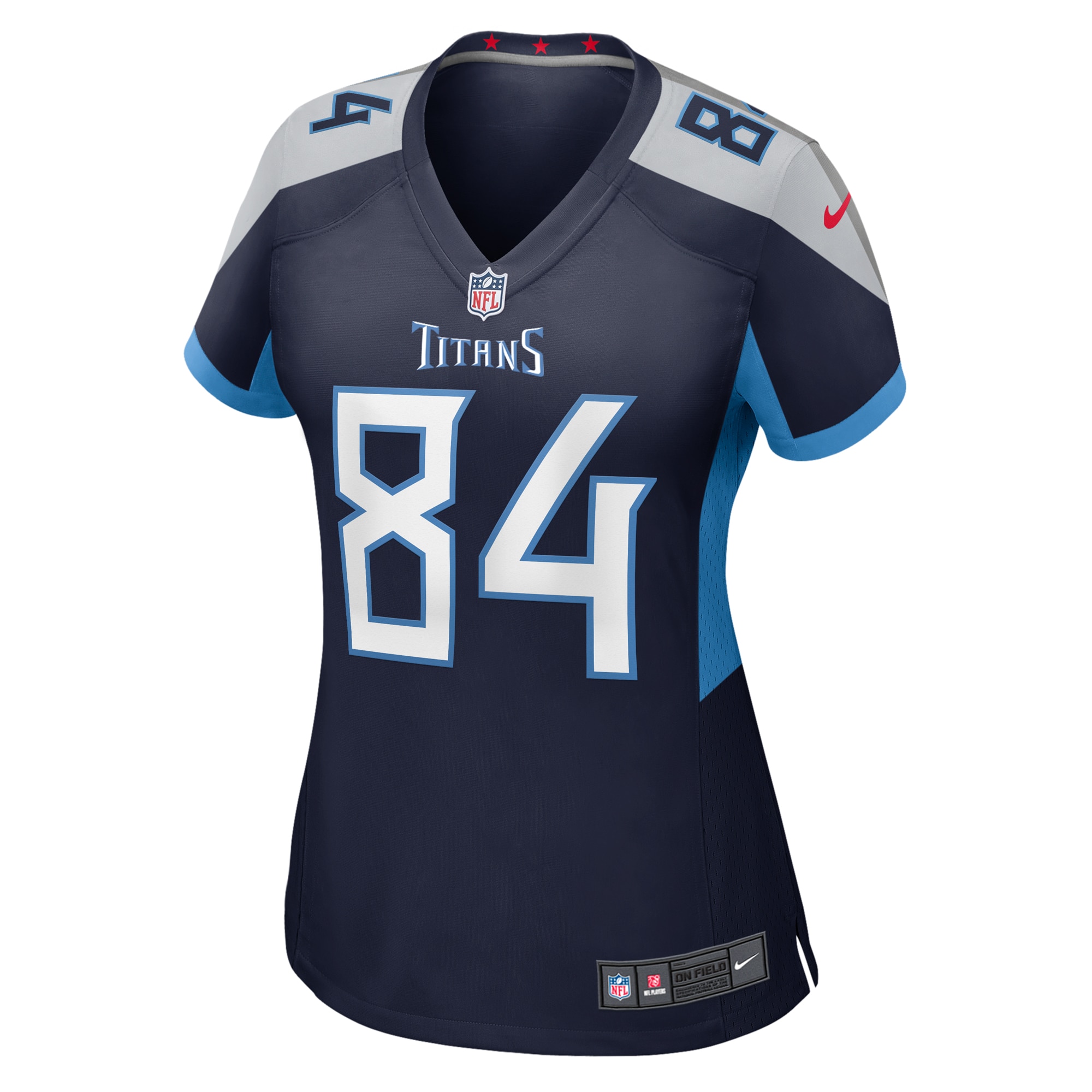 Tennessee Titans Nick Vannett Navy Game NFL Jersey Women's