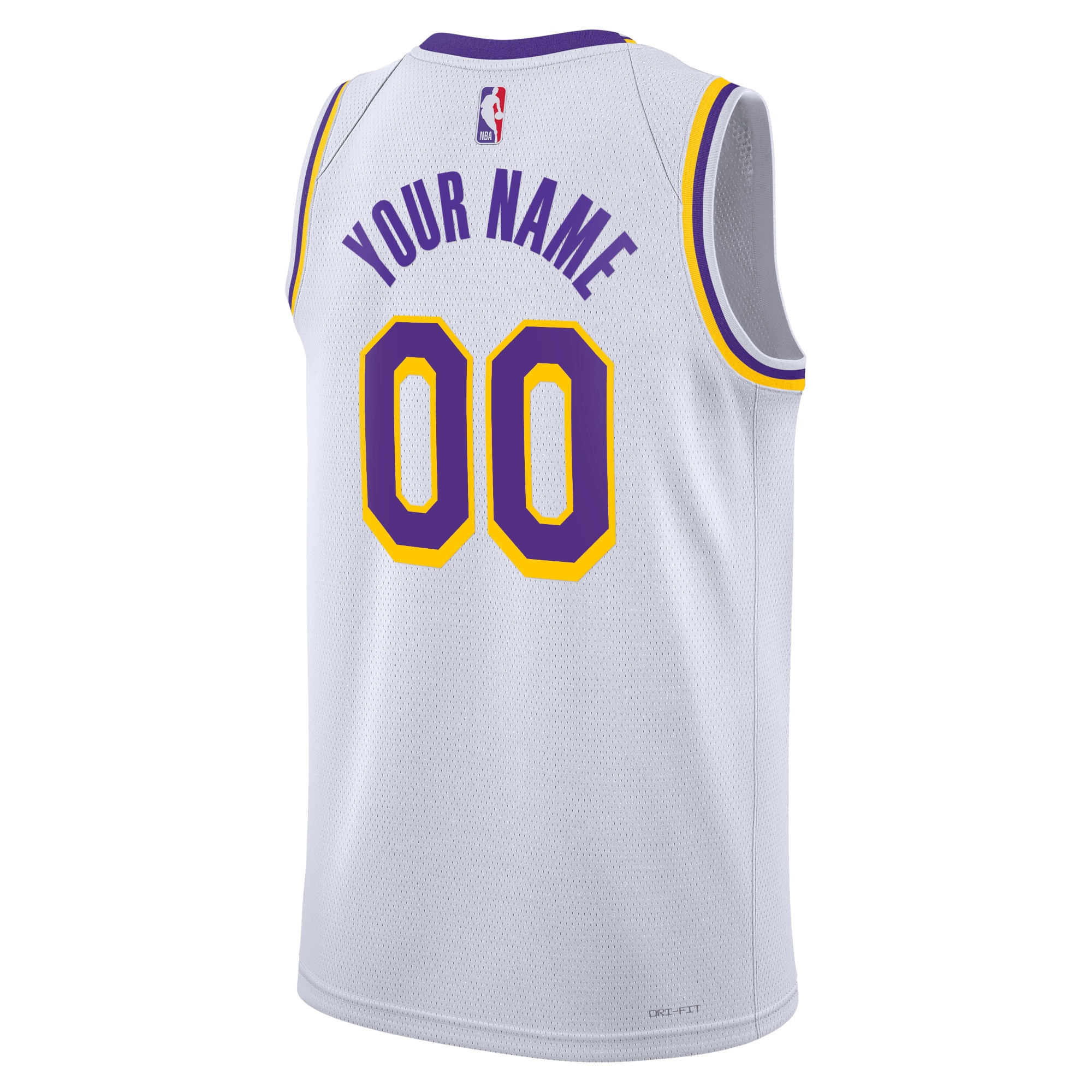 Los Angeles Lakers Association Swingman Custom Unisex NBA Jersey Unisex