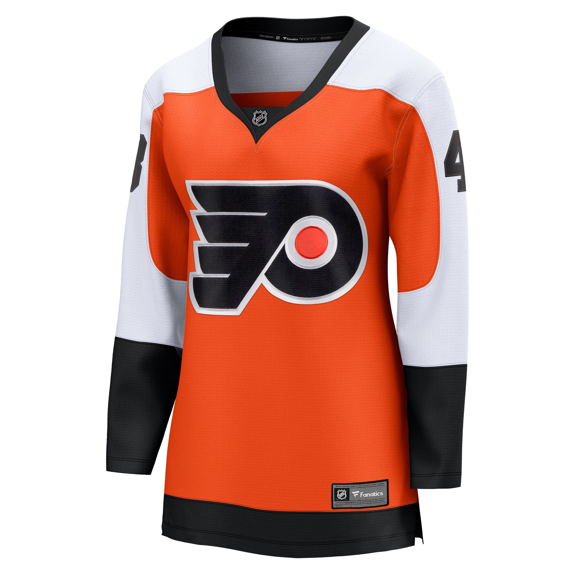 Philadelphia Flyers Morgan Frost Orange Home Breakaway Player NHL Jersey Women's