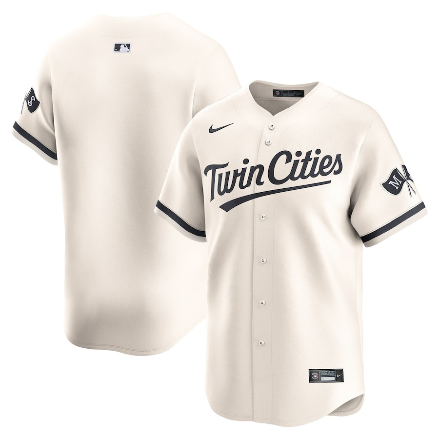Minnesota Twins Alternate Limited Cream MLB Jersey Men's