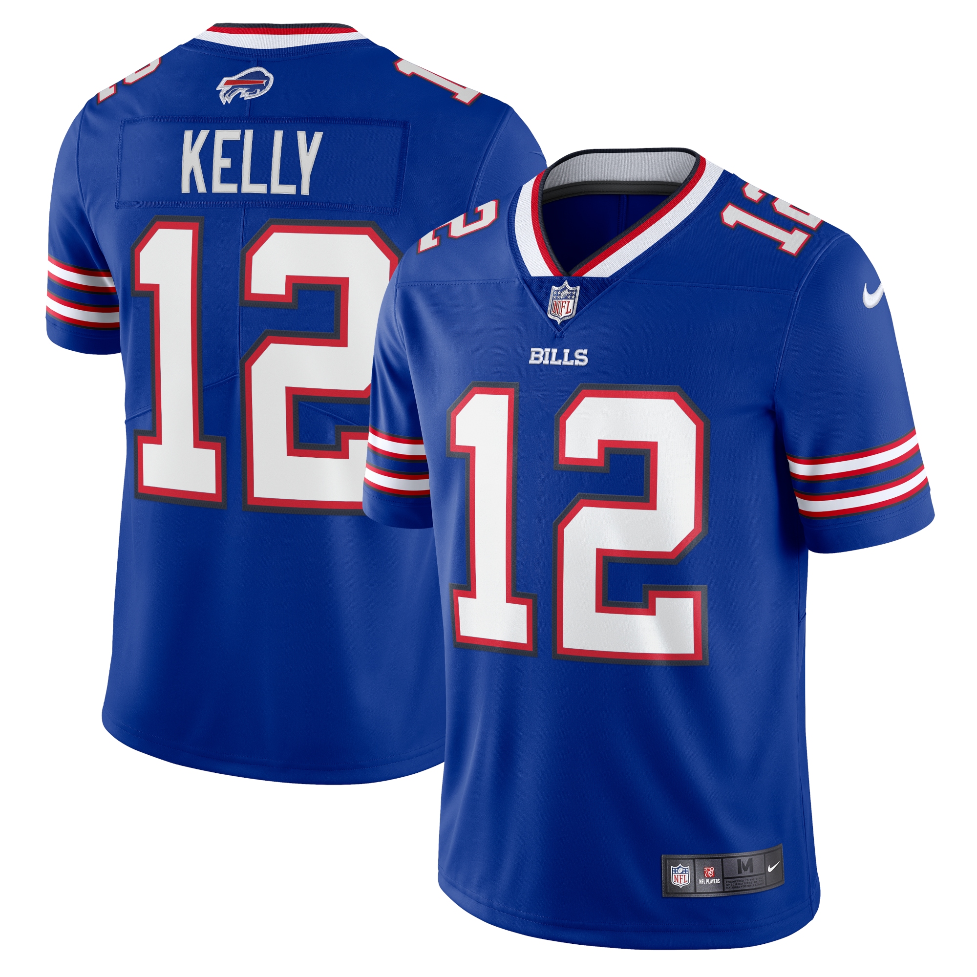 Buffalo Bills Jim Kelly Royal '90s Throwback Retired Player Limited NFL Jersey Men's