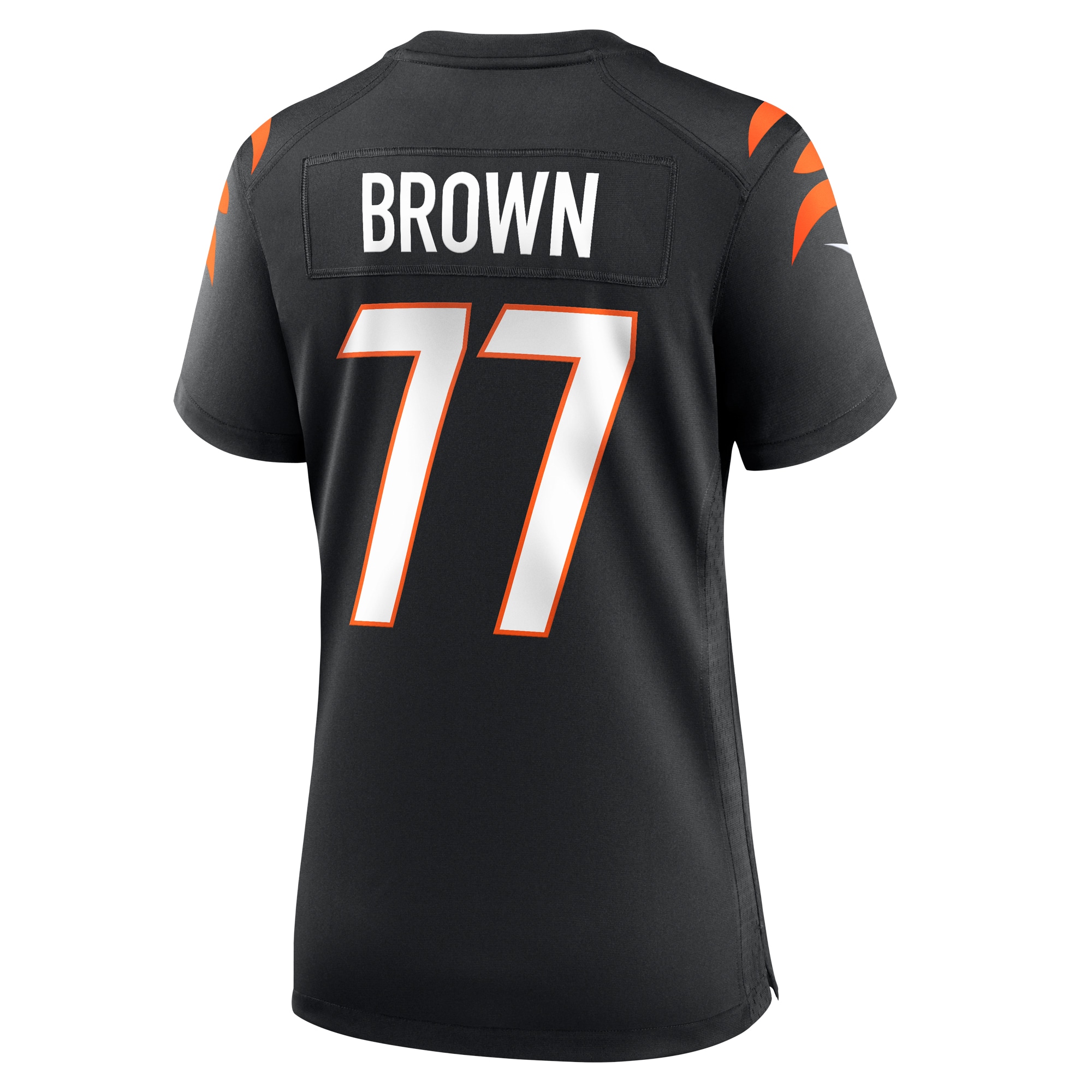 Cincinnati Bengals Trent Brown Black Game NFL Jersey Women's