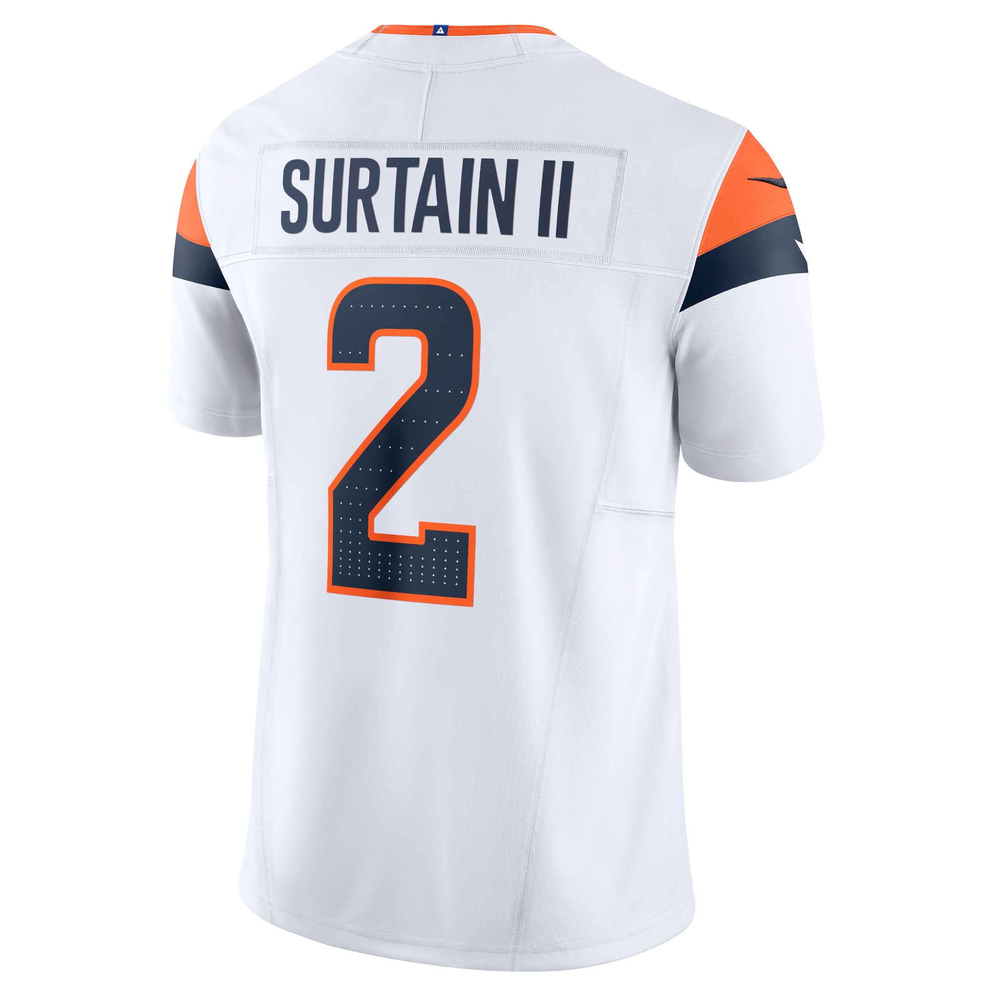 Denver Broncos Patrick Surtain II White Mile High Collection Vapor F.U.S.E. Limited NFL Jersey Men's