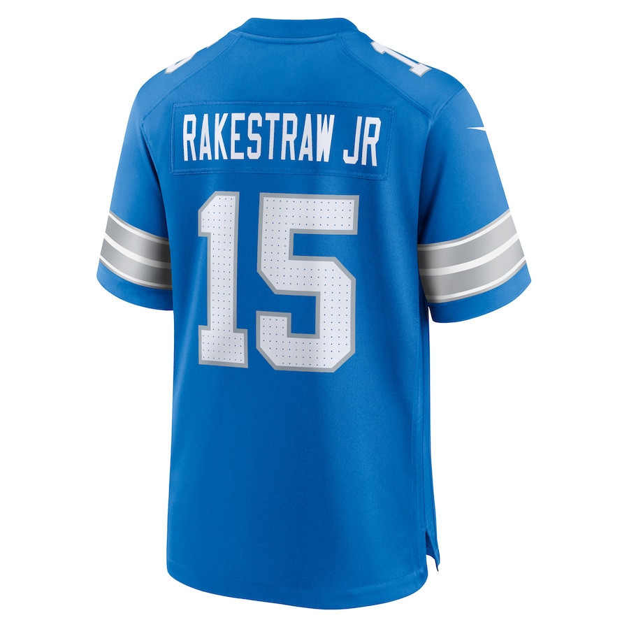 Ennis Rakestraw Jr. #15 Detroit Lions Super Bowl LIX Blue NFL Jersey Youth