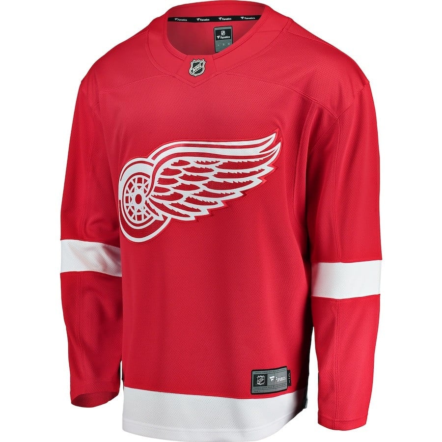 Nate Danielson #29 Detroit Red Wings 2023 Draft Home Red NHL Jersey Men's