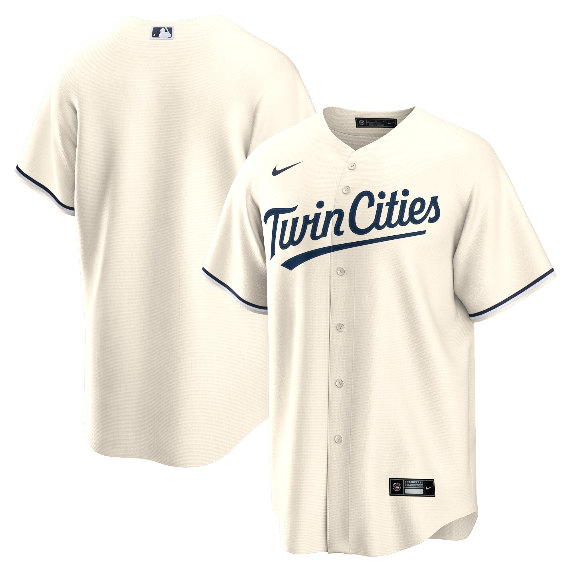 Minnesota Twins Cream Alternate Team MLB Jersey Men's