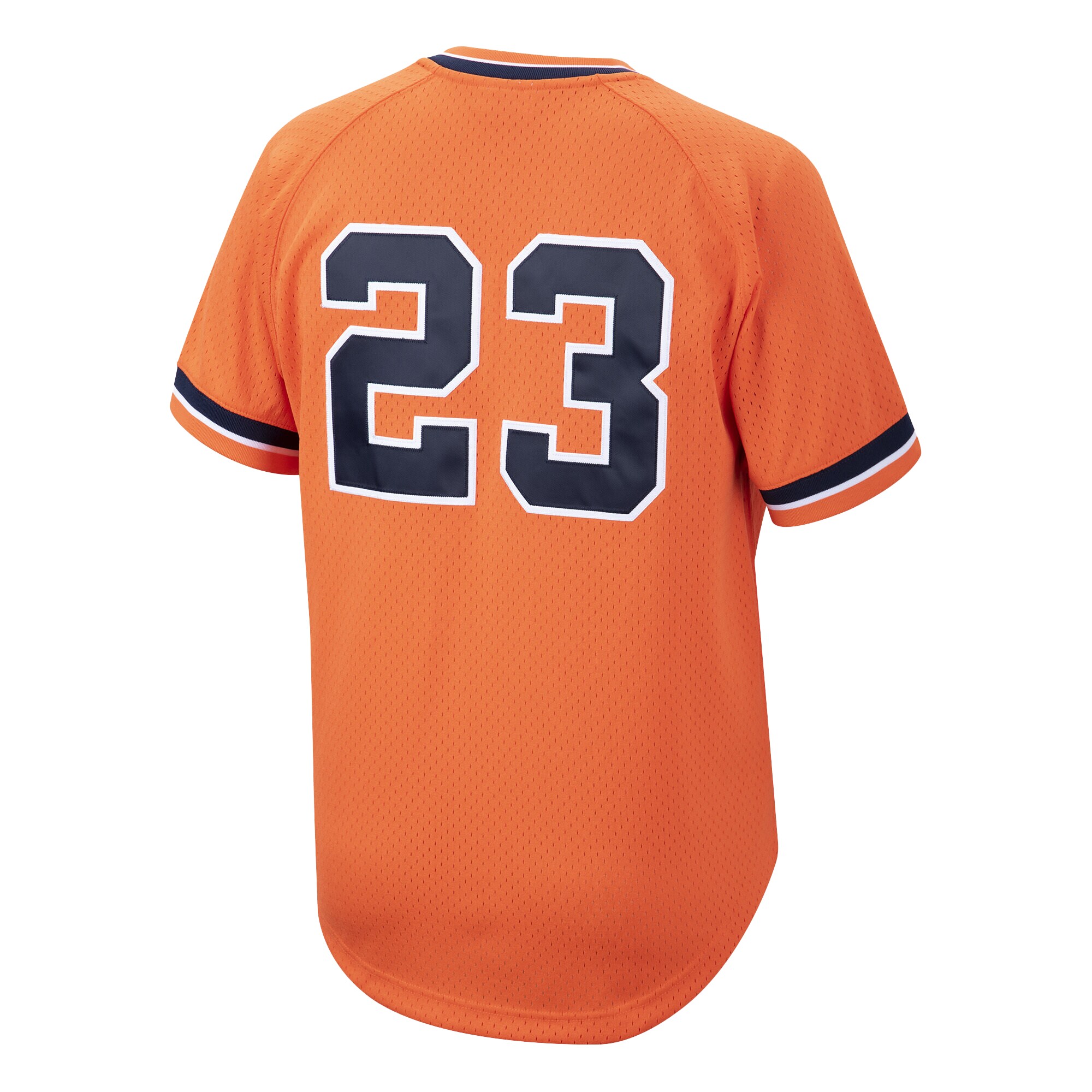 Detroit Tigers Kirk Gibson Mitchell Ness Orange Cooperstown Collection Mesh Batting Practice Button-Up MLB Jersey Men's