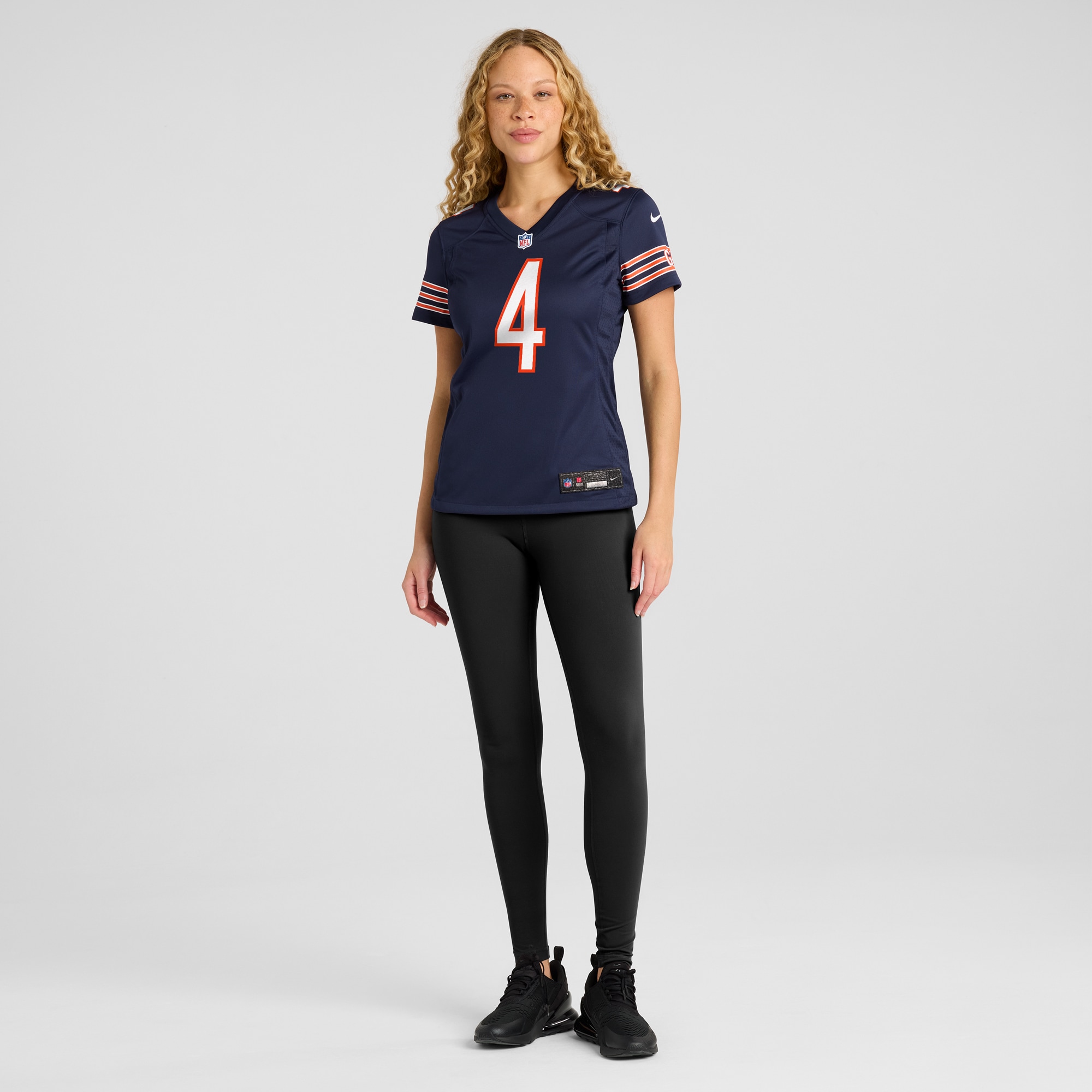 Chicago Bears D'Andre Swift Navy Game NFL Jersey Women's