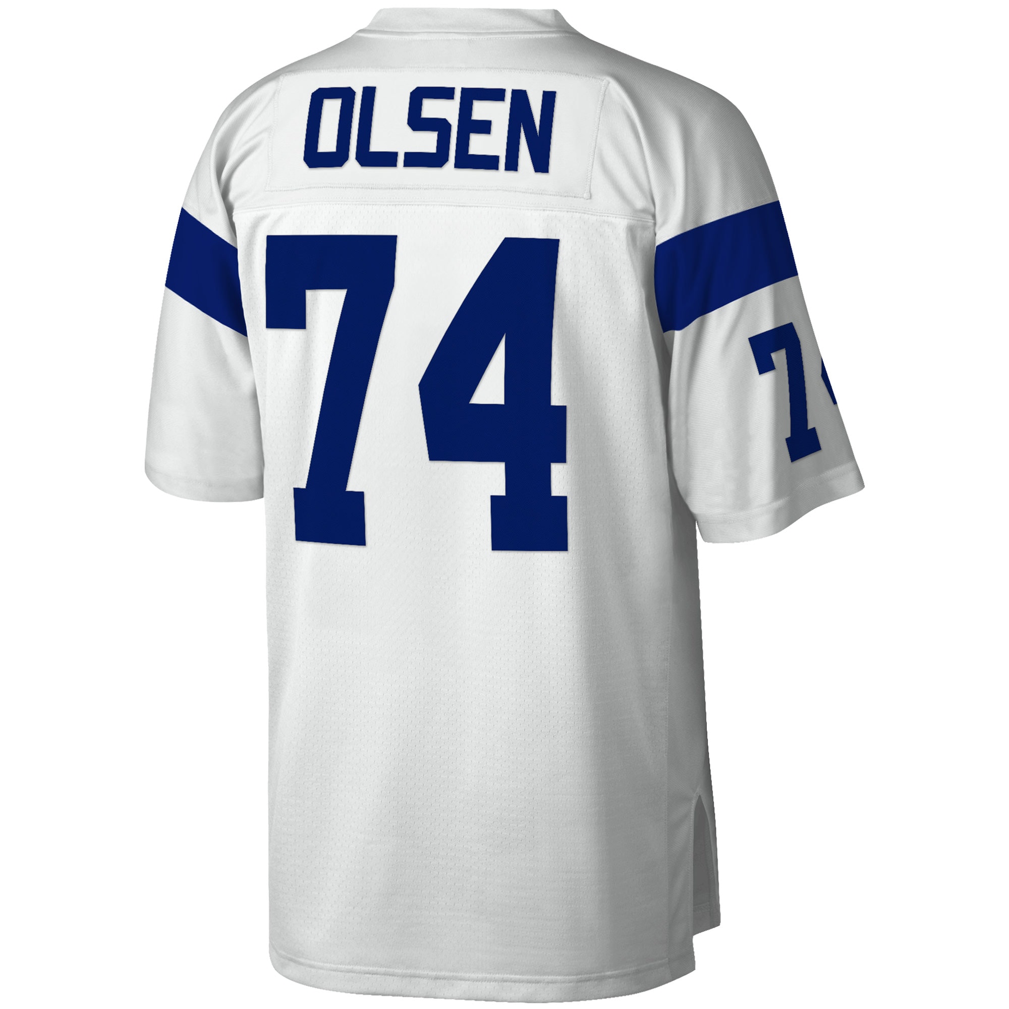 Los Angeles Rams Merlin Olsen Mitchell Ness White Legacy NFL Jersey Men's