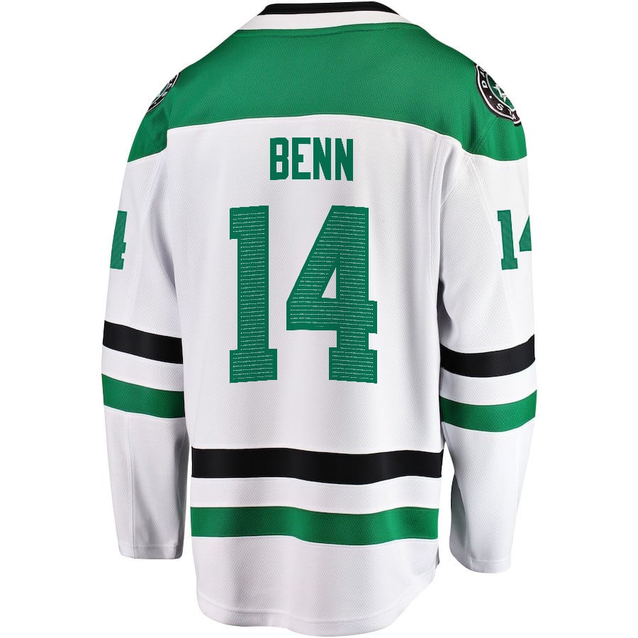 Jamie Benn 14 Dallas Stars 2024 Playoffs Patch Away Breakaway Men NHL Jersey Men's