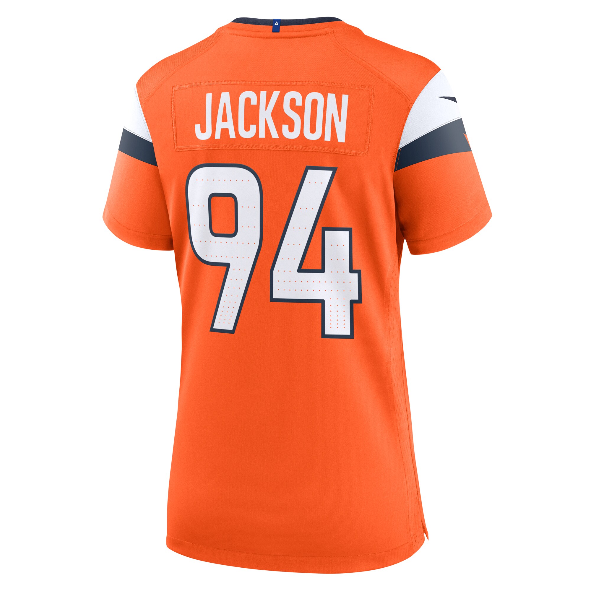 Denver Broncos Jackson Orange Team Game NFL Jersey Women's
