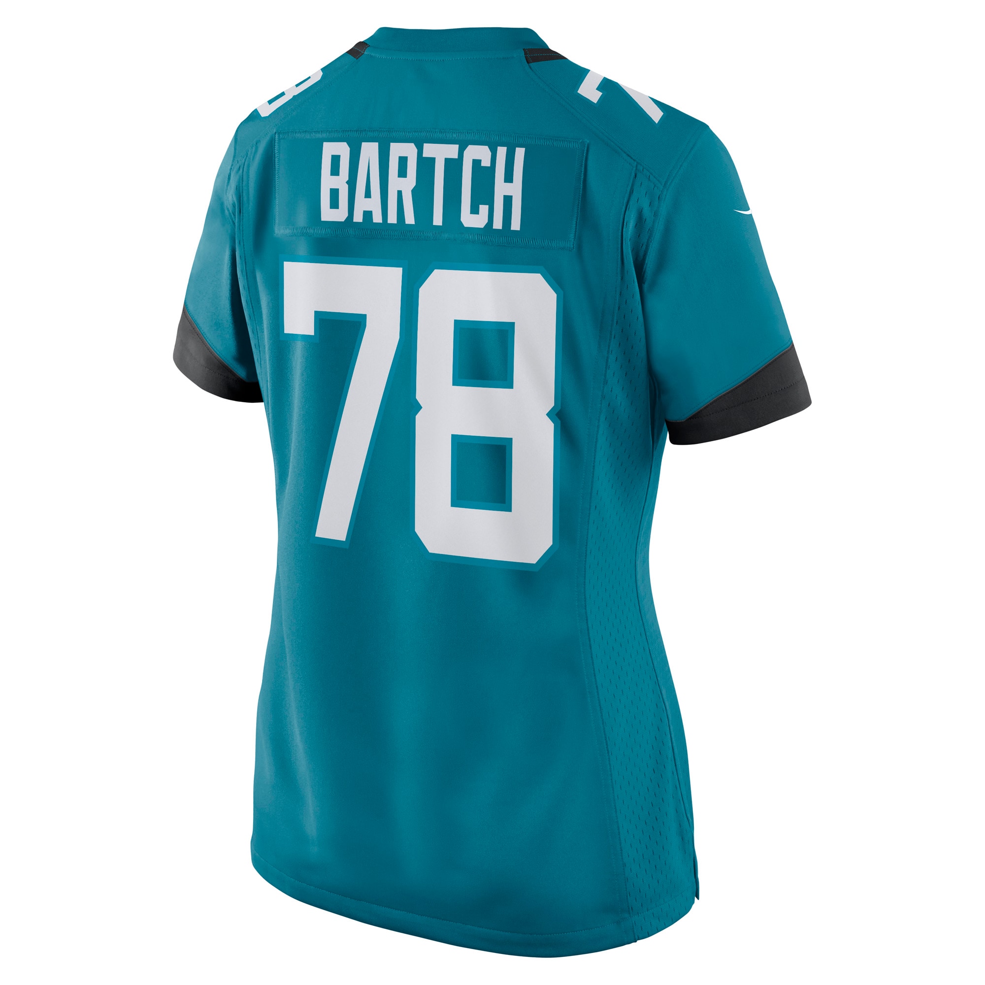 Jacksonville Jaguars Ben Bartch Teal Game NFL Jersey Women's