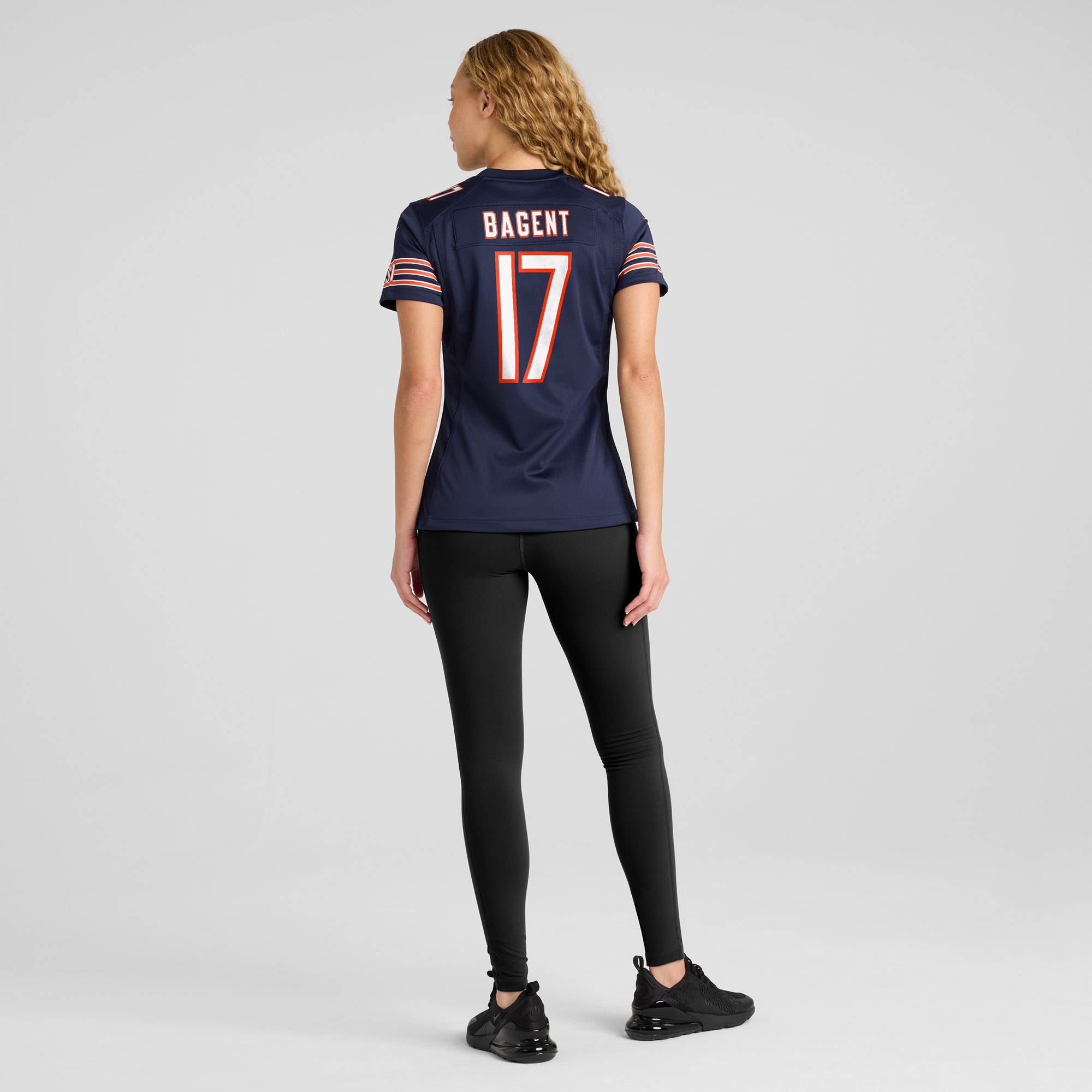 Chicago Bears Tyson Bagent Navy Game NFL Jersey Women's