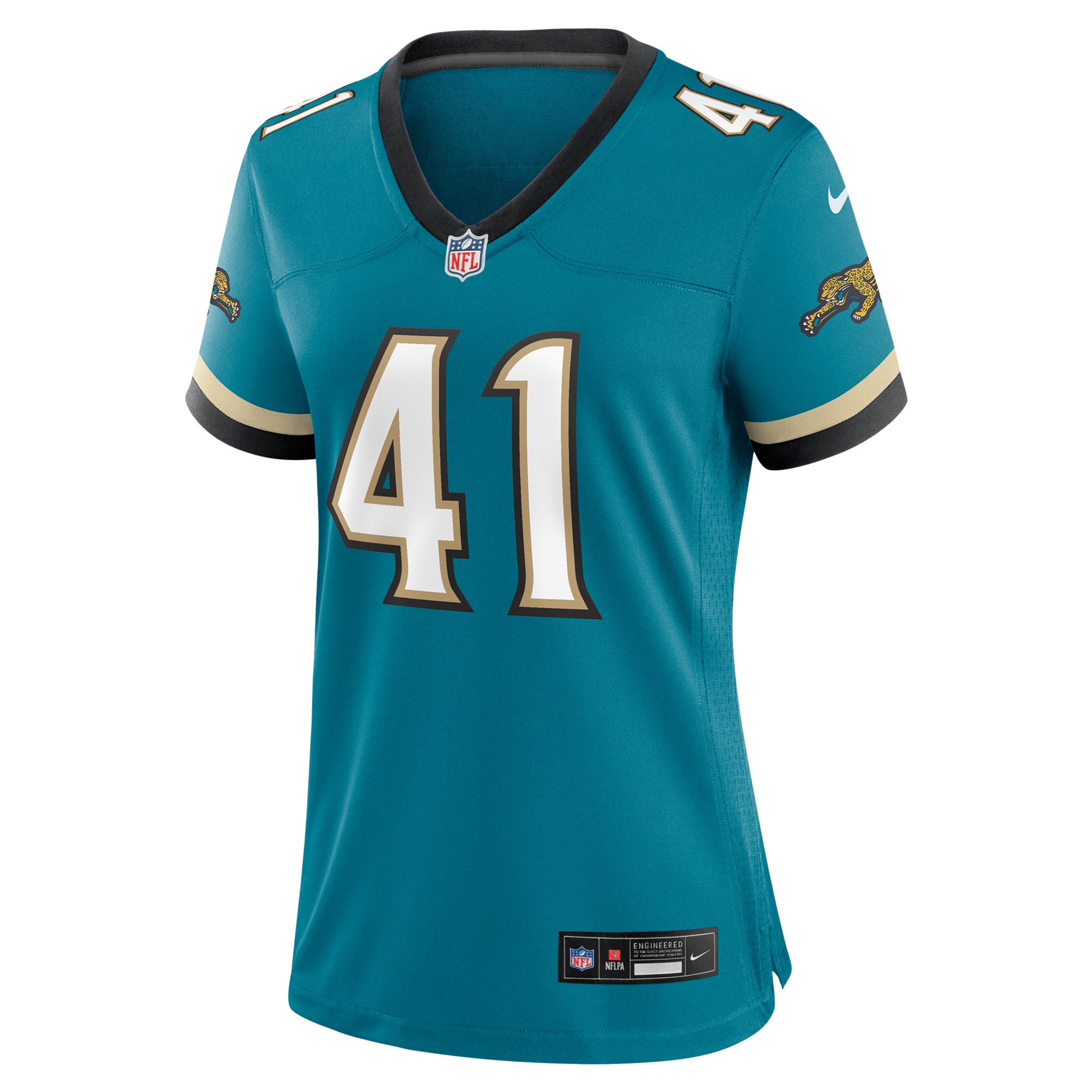 Jacksonville Jaguars Josh Hines-Allen Teal Prowler Throwback Game NFL Jersey Women's
