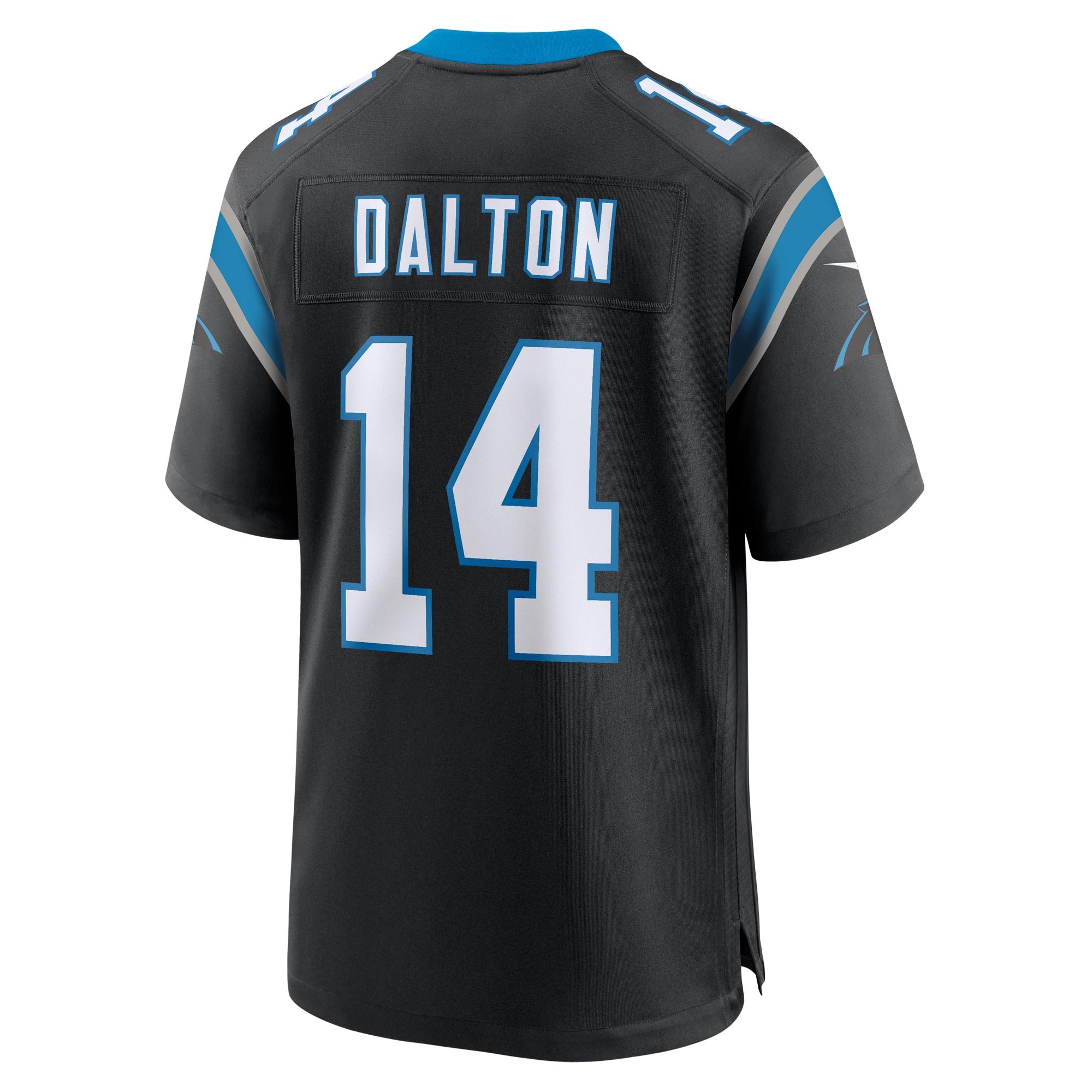 Carolina Panthers Andy Dalton Black Team Game NFL Jersey Men's