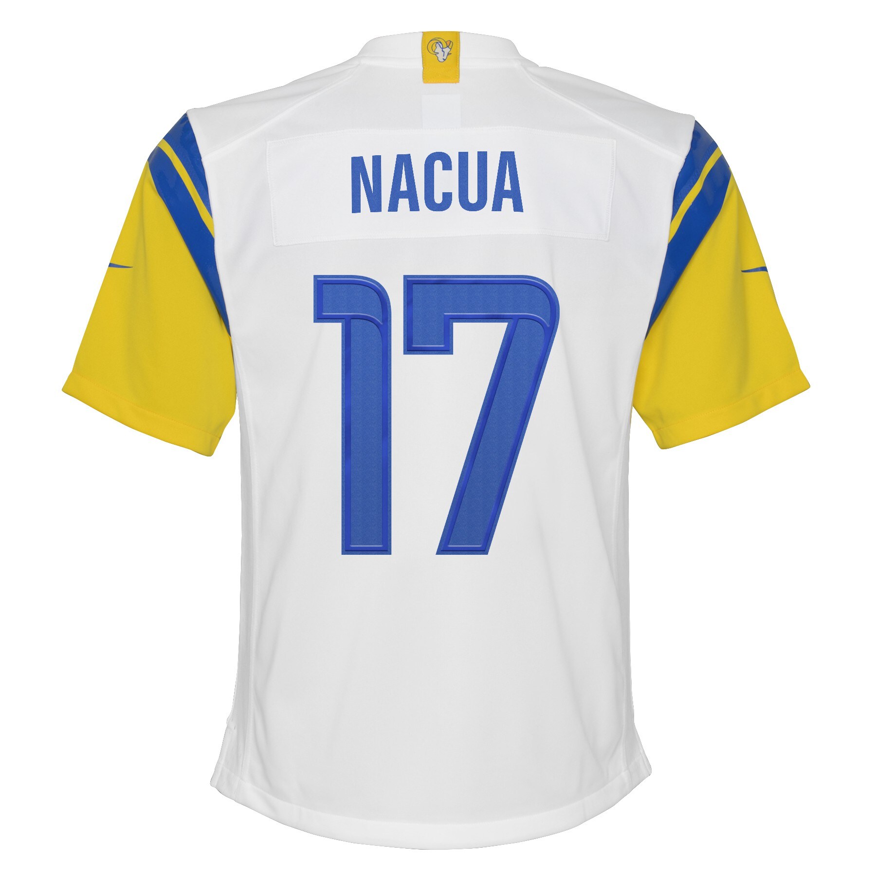 Los Angeles Rams Puka Nacua White Game NFL Jersey Youth