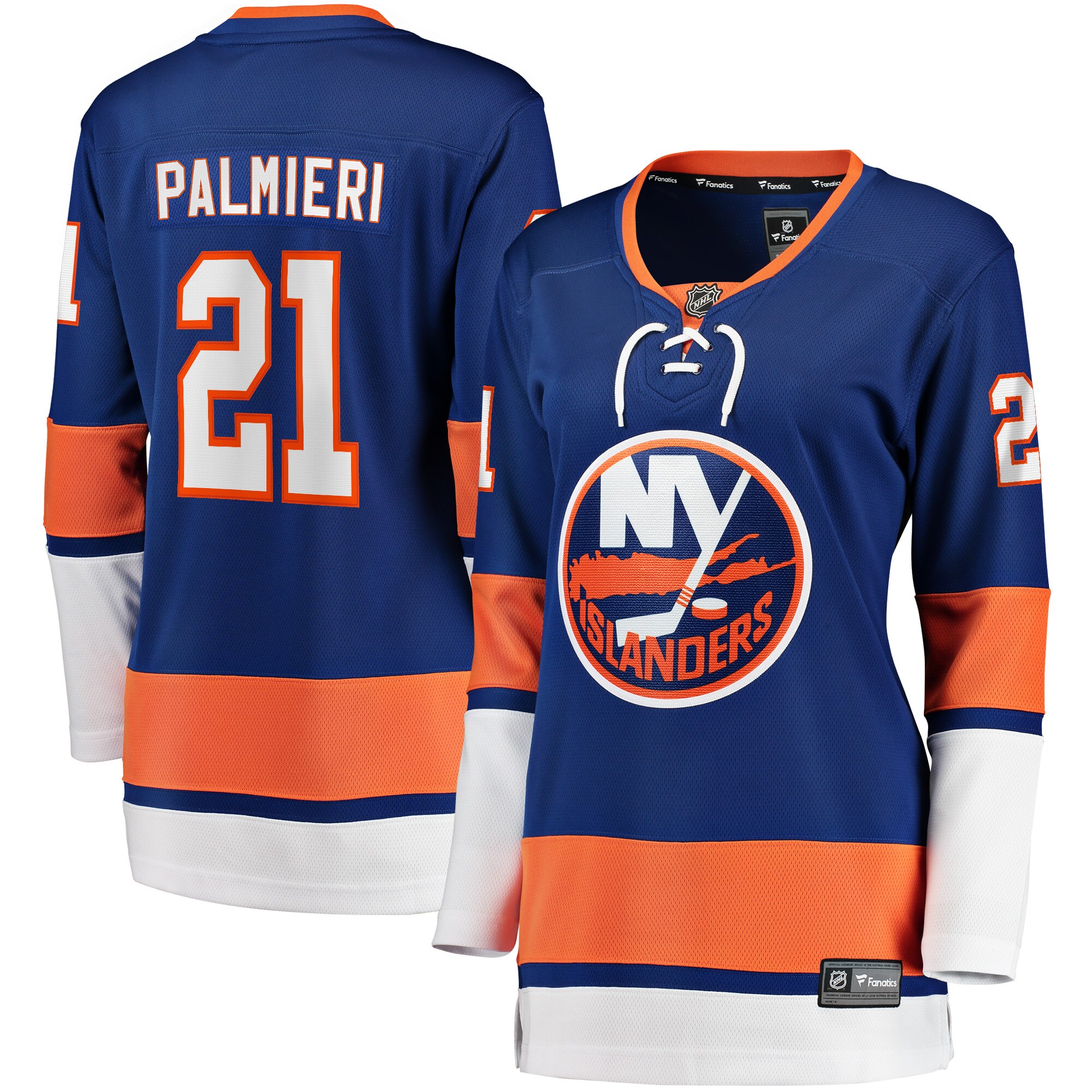 New York Islanders Kyle Palmieri Royal Home Breakaway NHL Jersey Women's