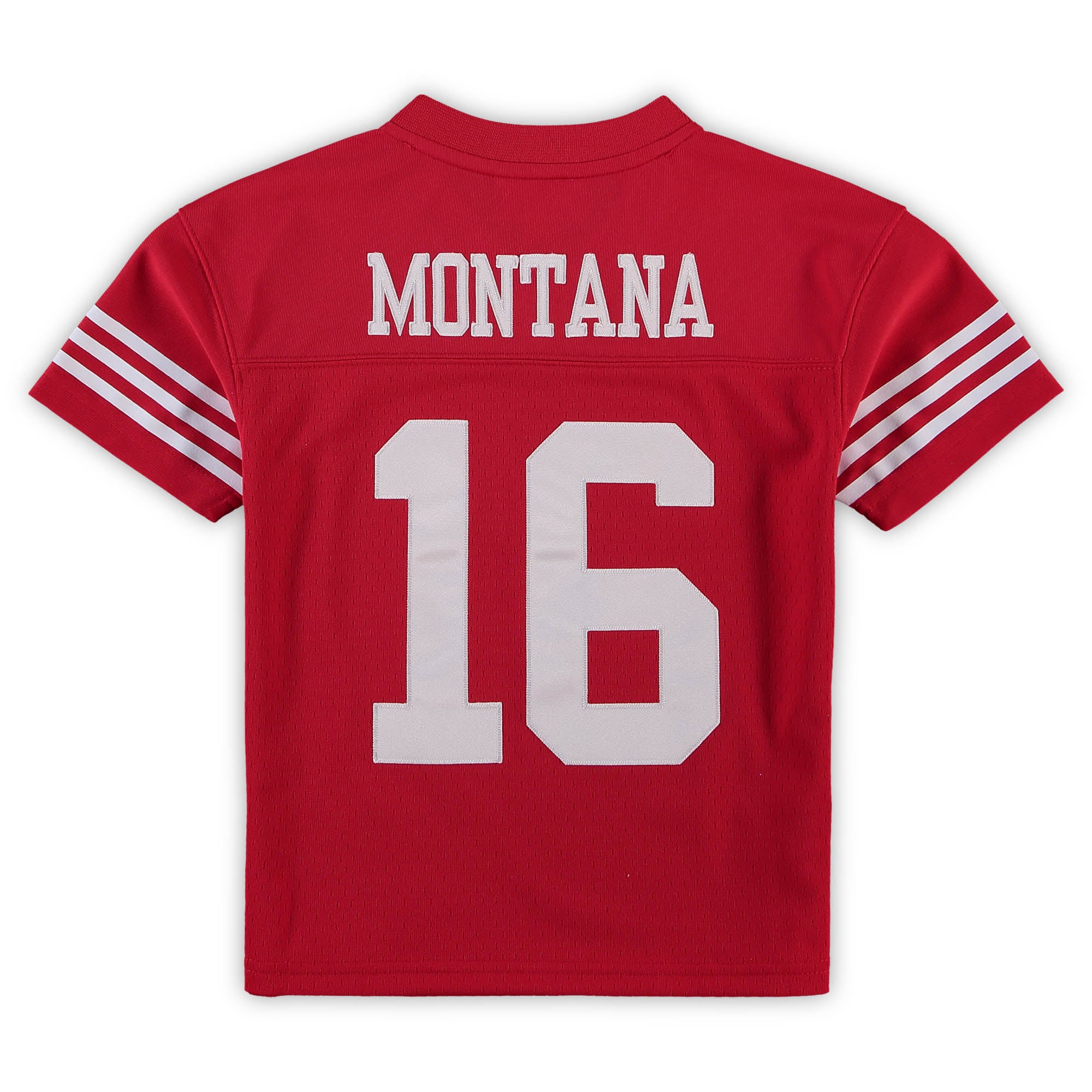 Preschool San Francisco 49ers Joe Montana Mitchell Ness Scarlet 1990 Retired Player Legacy NFL Jersey Men's