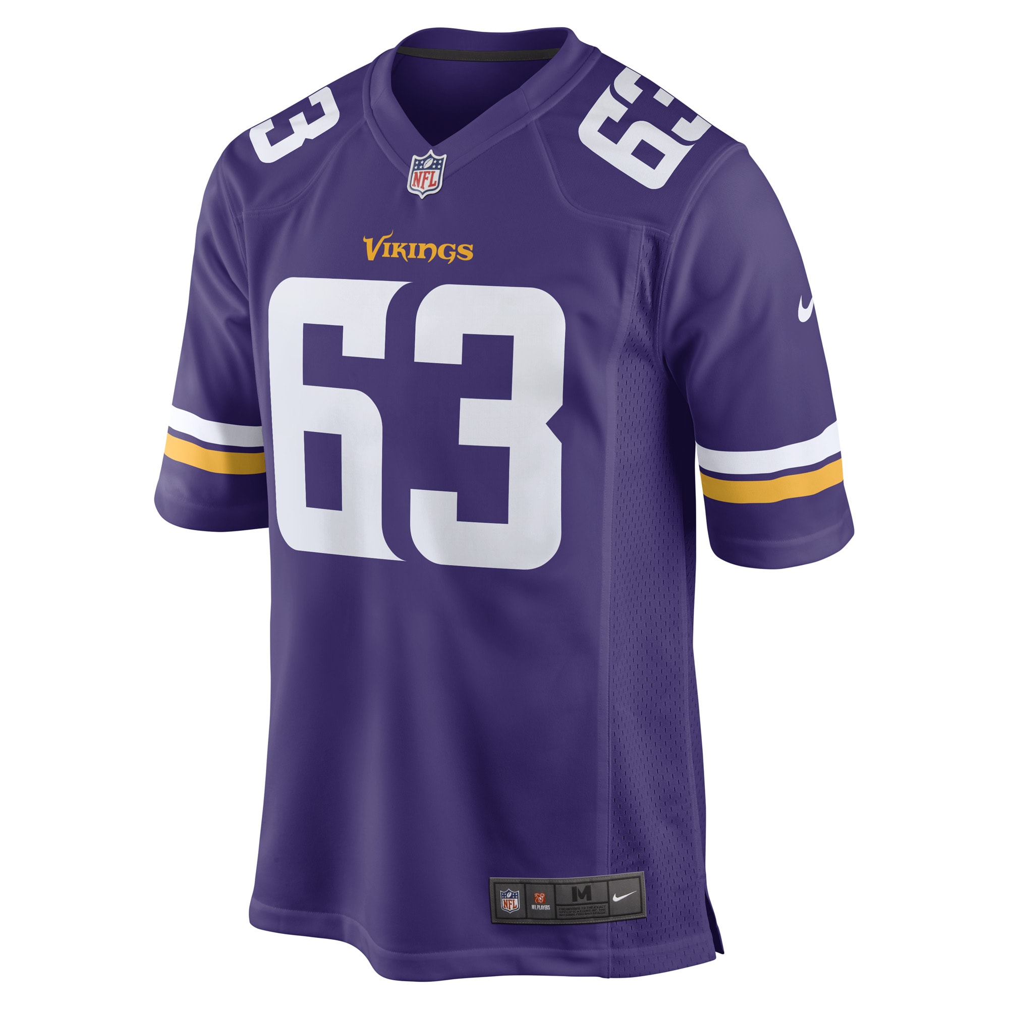 Minnesota Vikings Vederian Lowe Purple Game Player NFL Jersey Men's