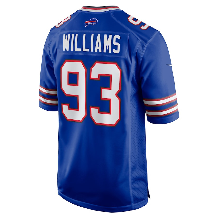 DeShawn Williams 93 Buffalo Bills Game Royal NFL Jersey Men's