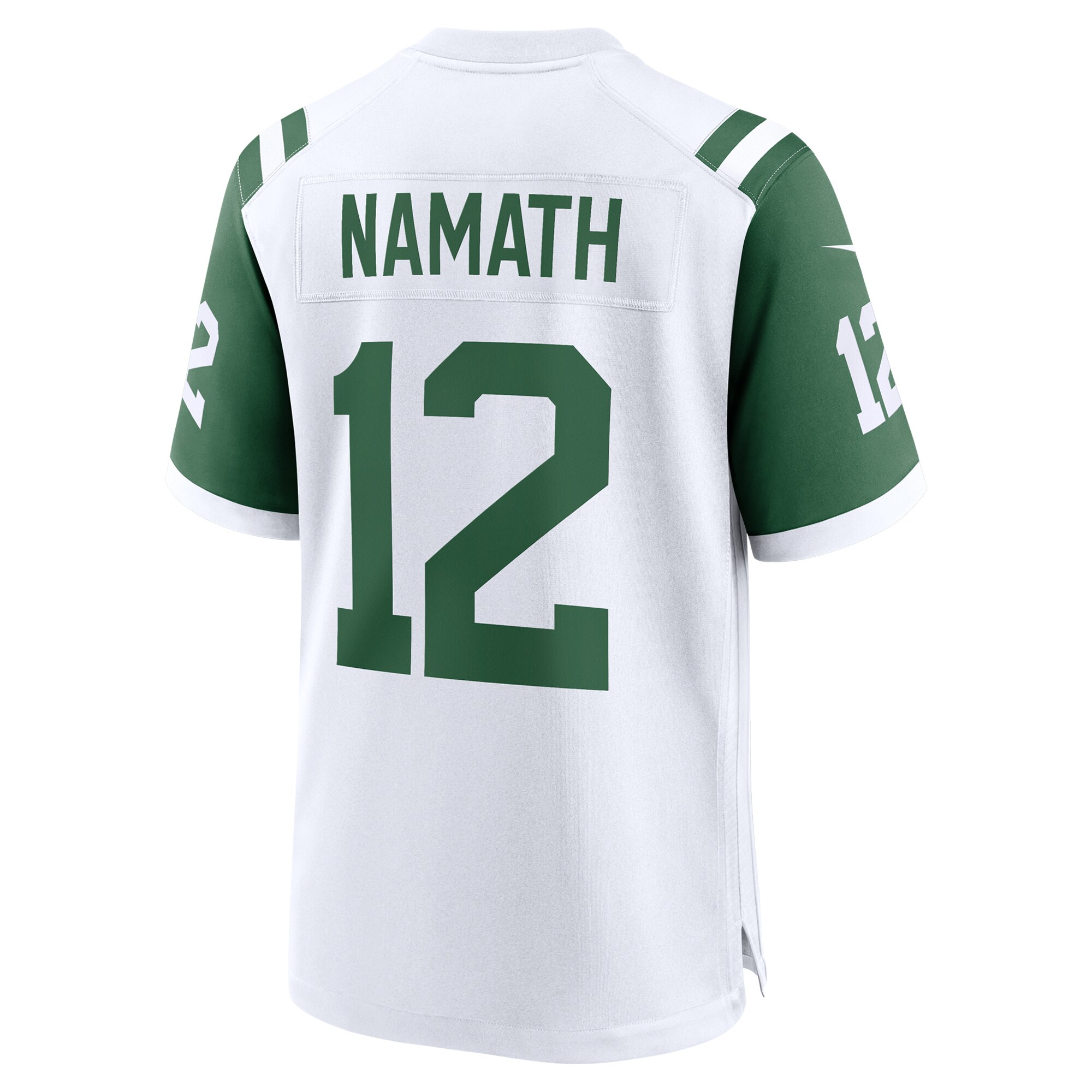 New York Jets Joe Namath White Classic Alternate Retired Player Game NFL Jersey Men's