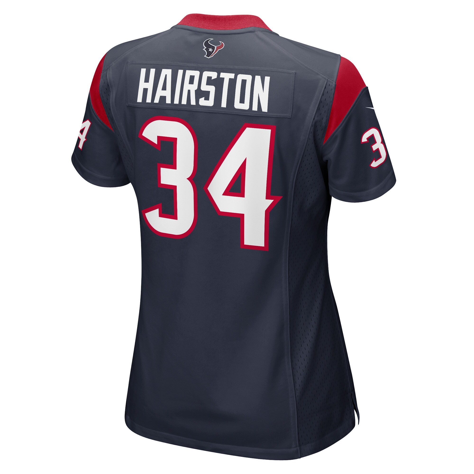 Houston Texans Troy Hairston Navy Game Player NFL Jersey Women's