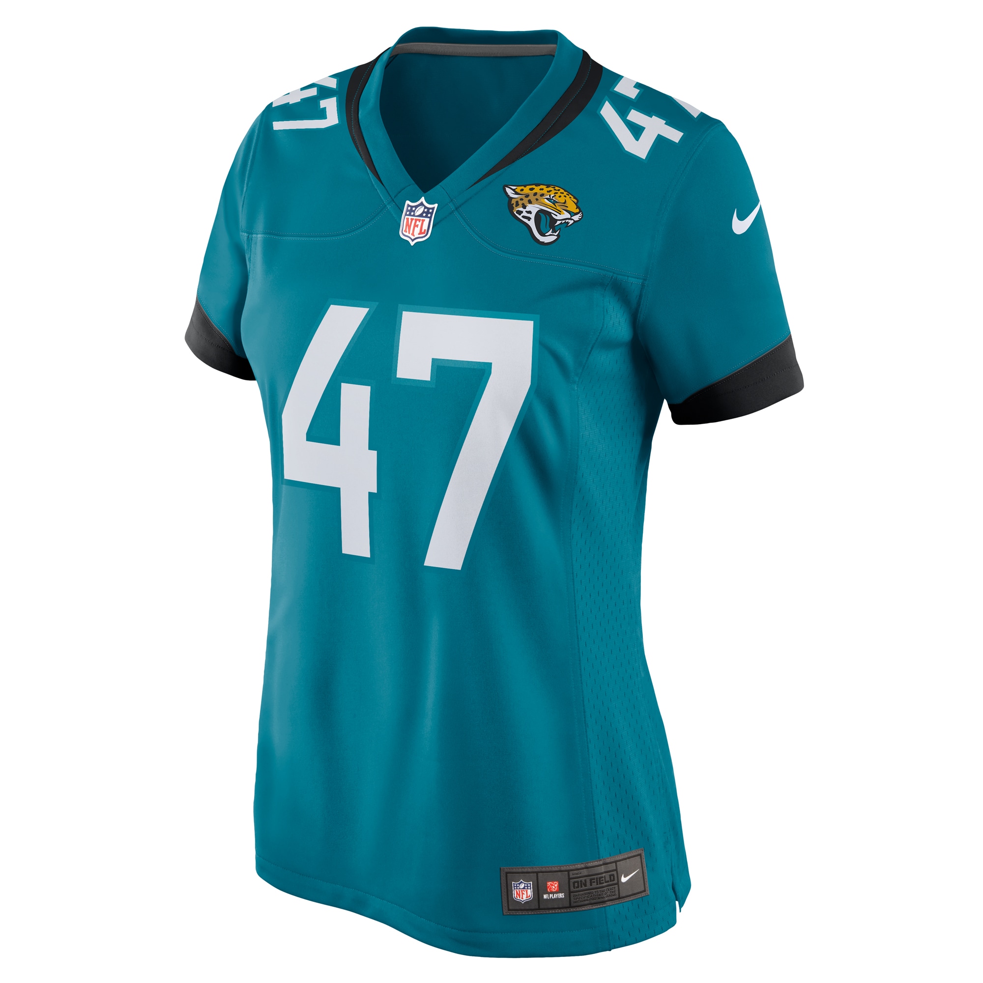 De'Shaan Dixon Jacksonville Jaguars Teal Game Player NFL Jersey Women's