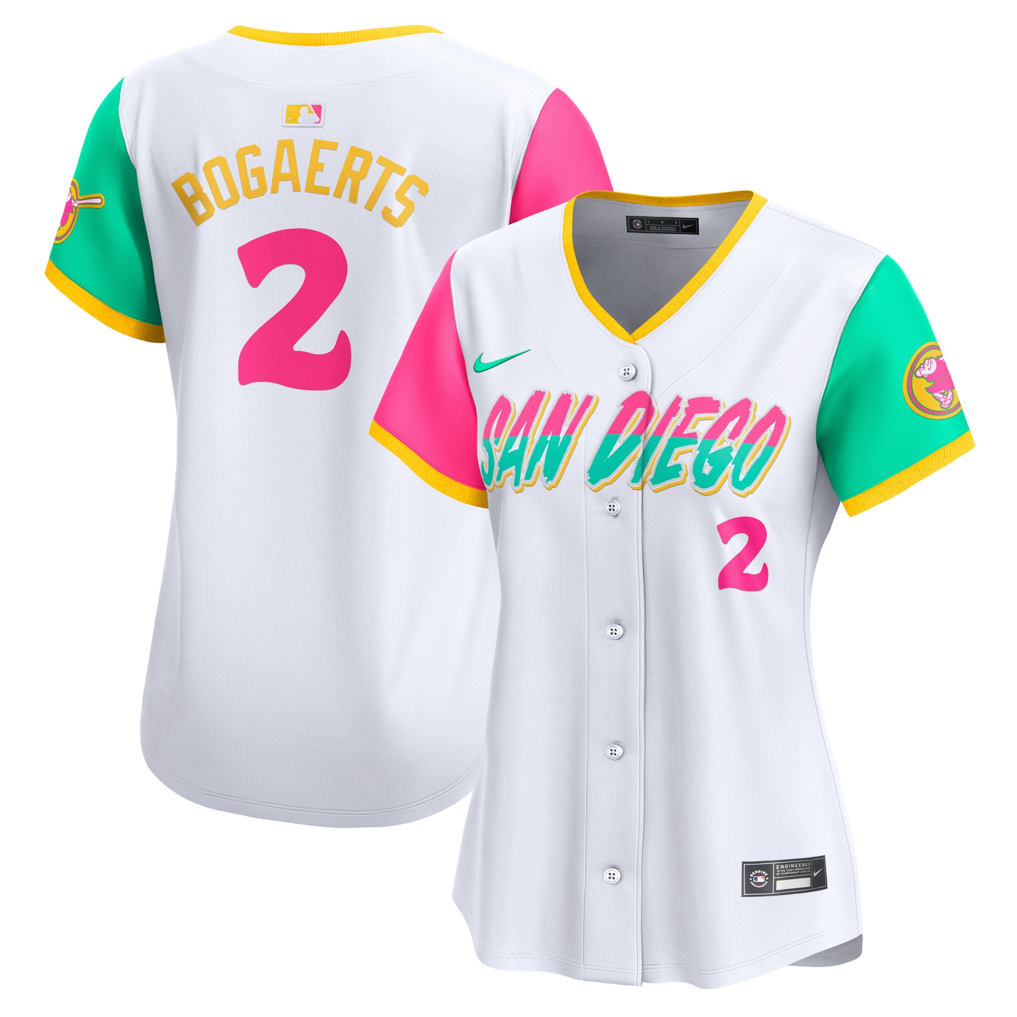 San Diego Padres Xander Bogaerts White City Connect Limited Player MLB Jersey Women's