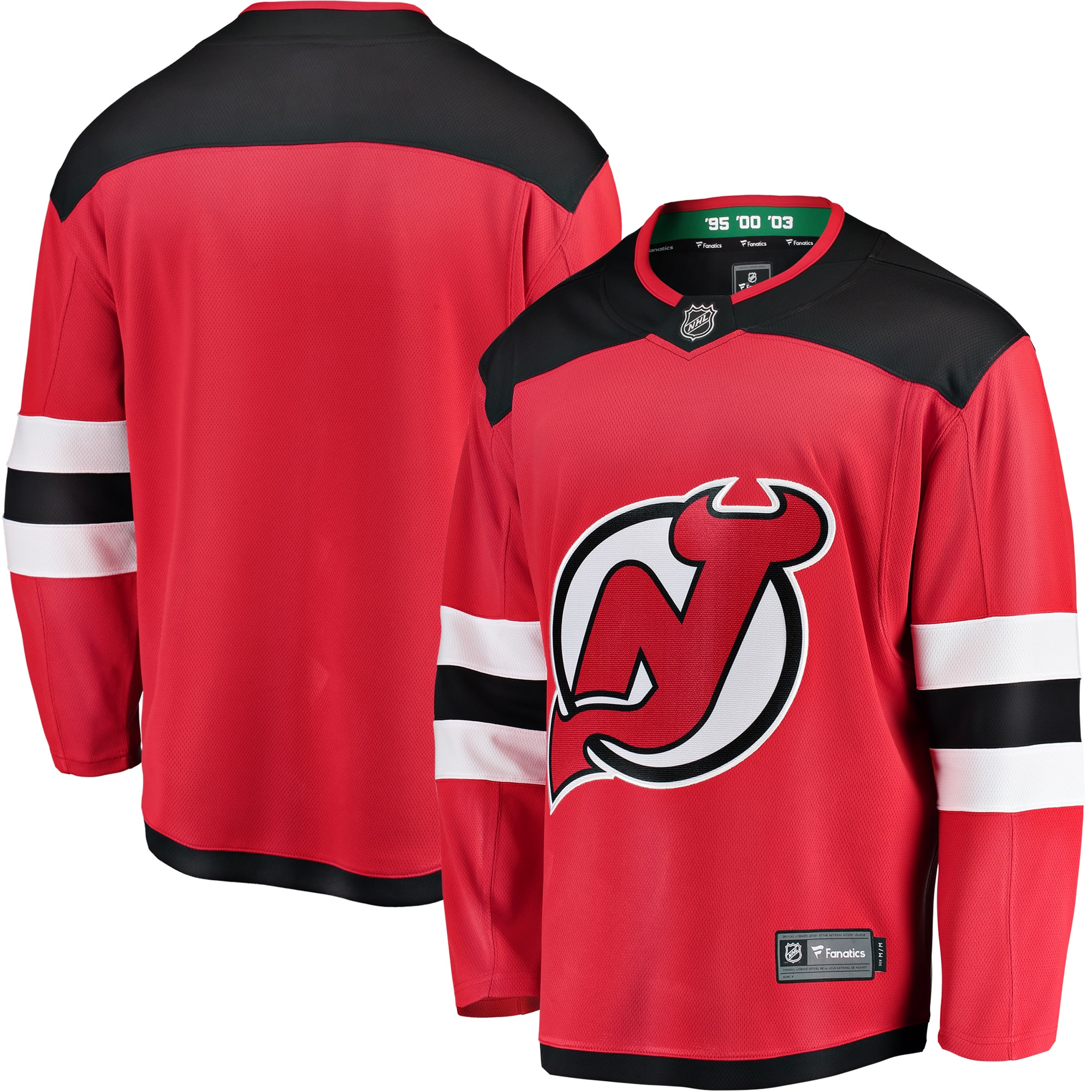 New Jersey Devils Red Breakaway Home NHL Jersey Men's