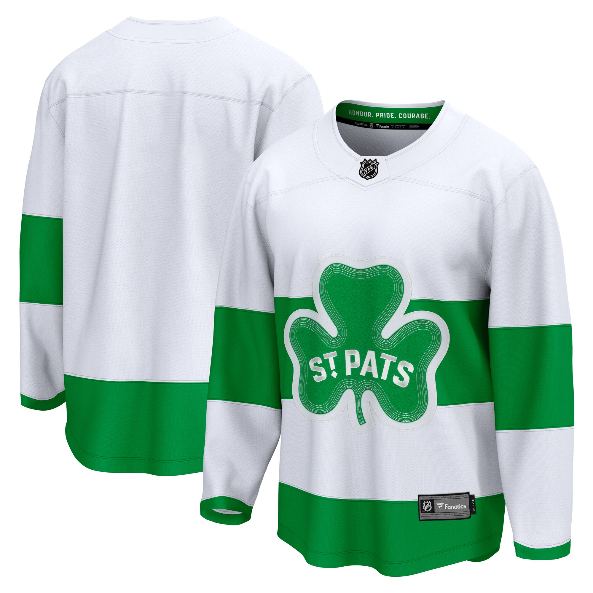 Toronto Maple Leafs White St. Patricks Alternate Premier Breakaway NHL Jersey Men's