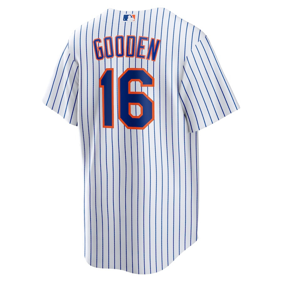 Dwight Gooden 16 New York Mets Home Player White MLB Jersey Men's