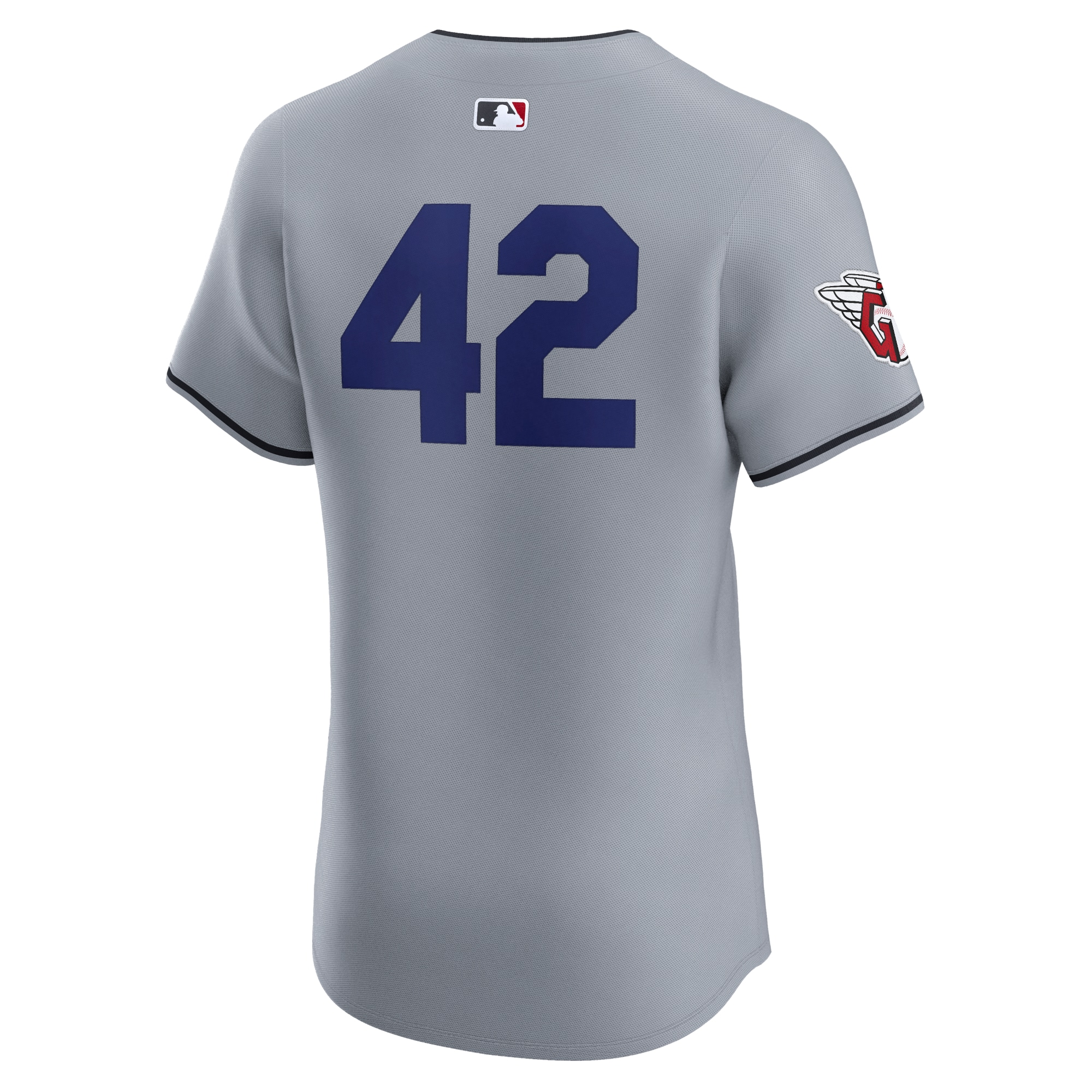 Cleveland Guardians Gray Road 2024 Jackie Robinson Day Elite MLB Jersey Men's