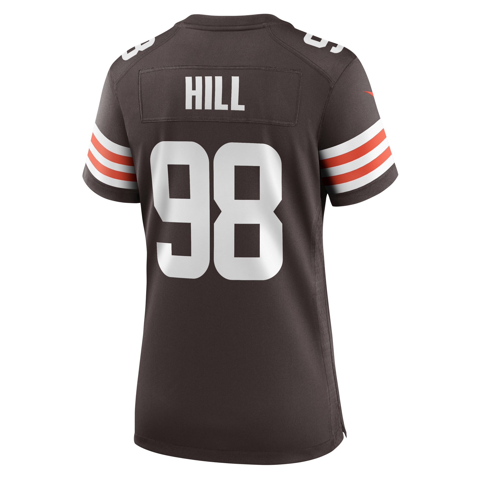 Cleveland Browns Trysten Hill Brown Game NFL Jersey Women's