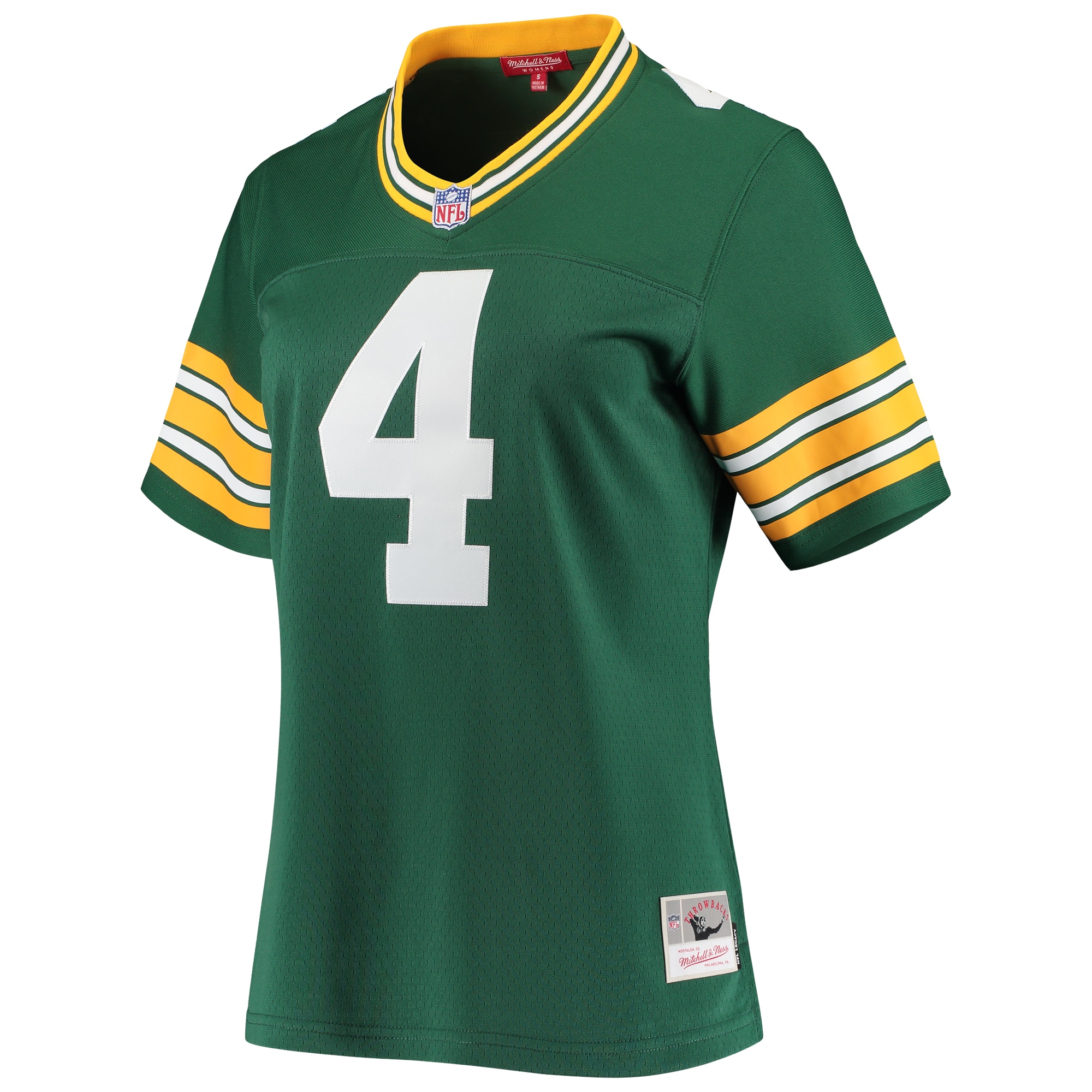 Green Bay Packers Brett Favre Mitchell Ness Green 1996 Legacy Player NFL Jersey Women's