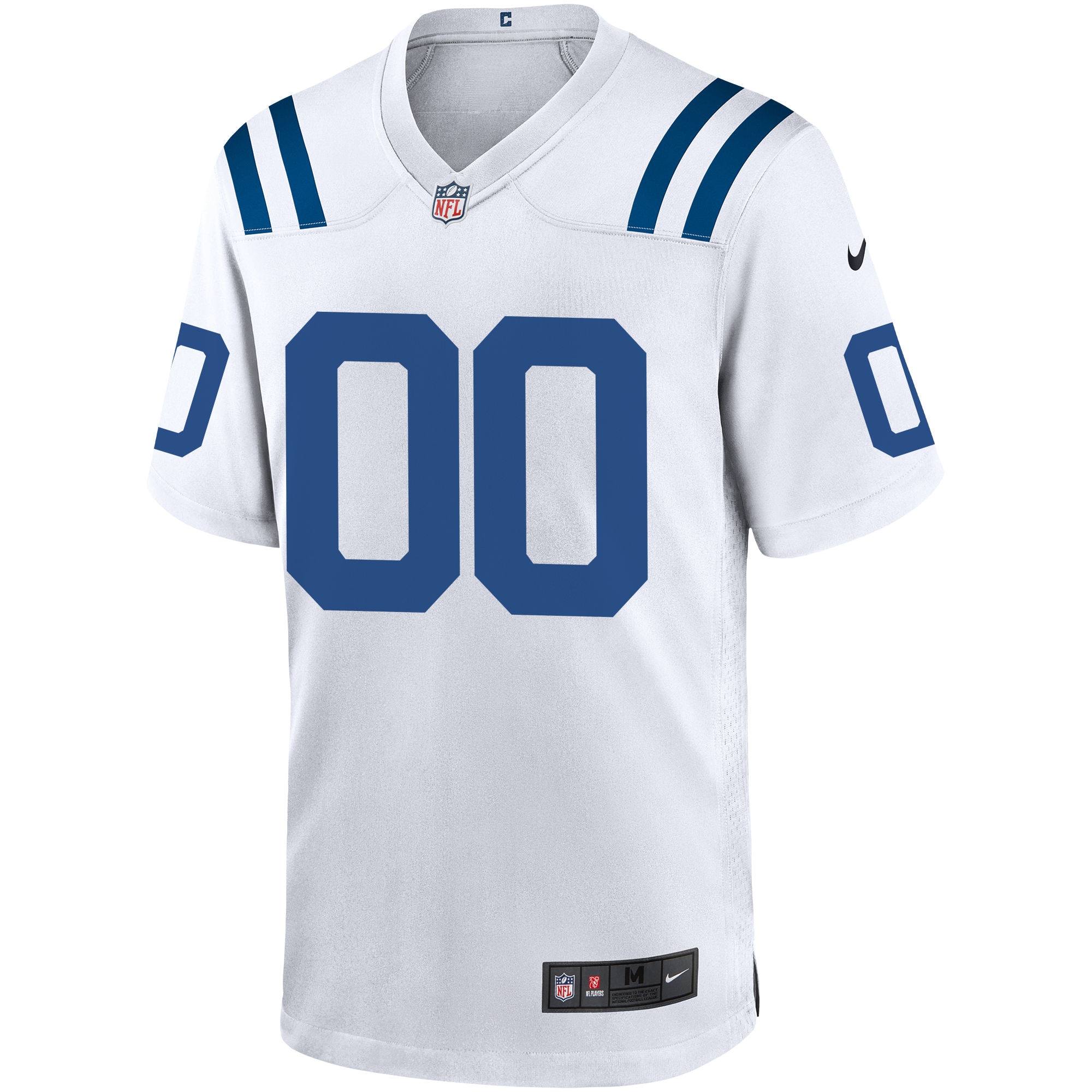 Indianapolis Colts White Custom Game NFL Jersey Men's