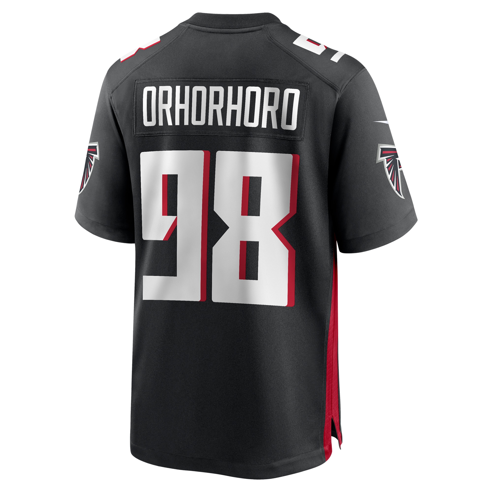 Atlanta Falcons Ruke Orhorhoro Black Team Game NFL Jersey Men's