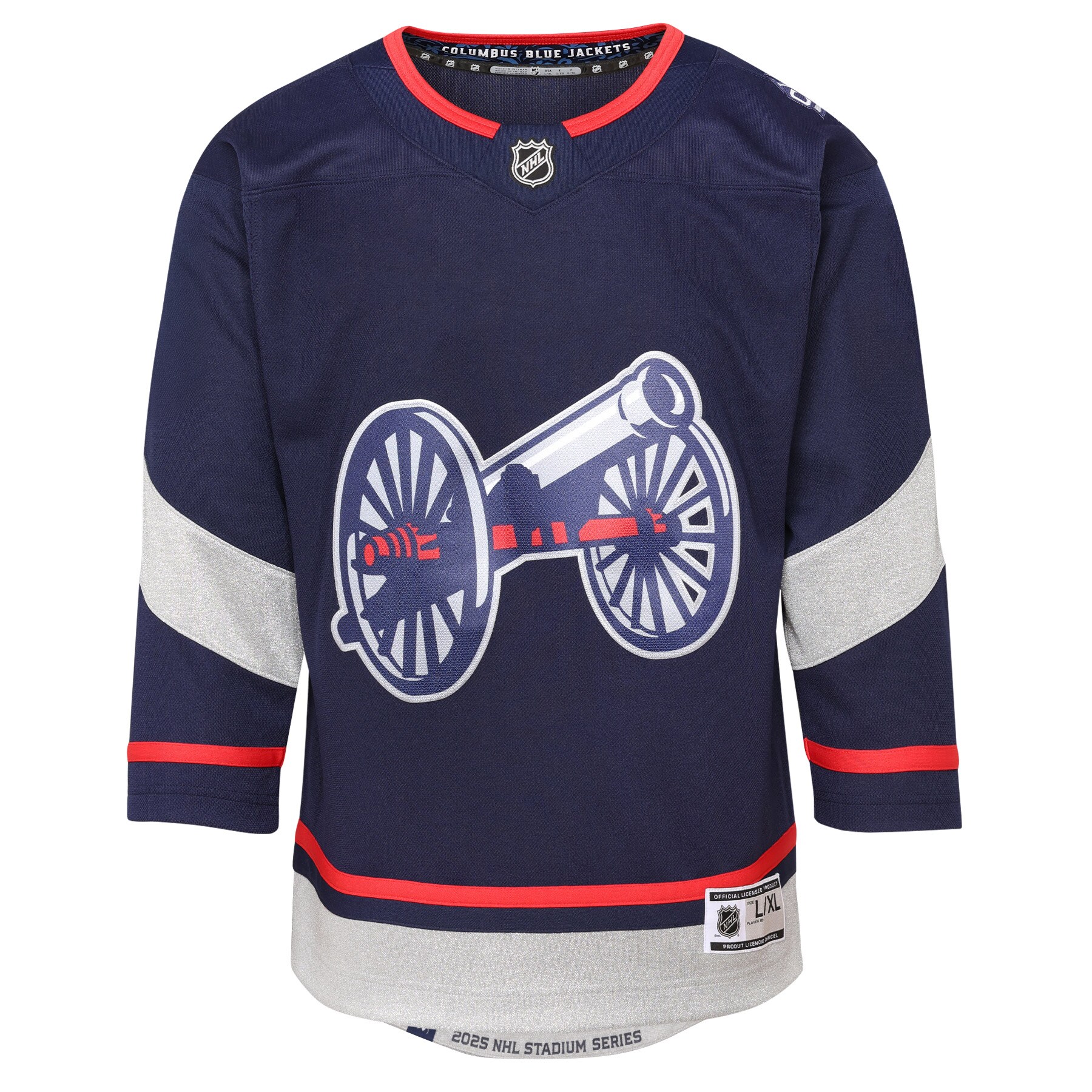 Columbus Blue Jackets Navy 2025 Stadium Series Premier NHL Jersey Youth