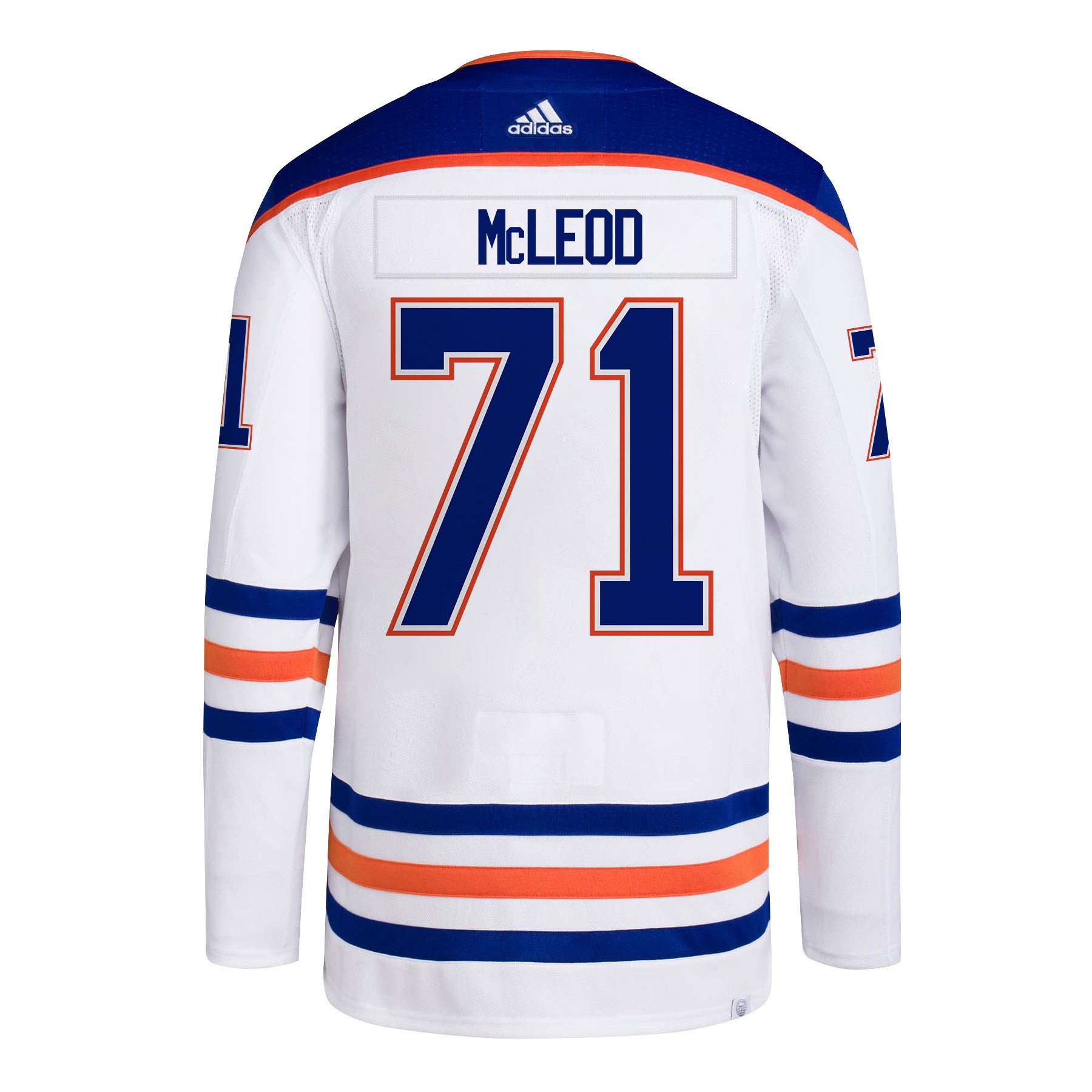 Ryan McLeod 71 Edmonton Oilers 2024 STANLEY CUP Final Away White NHL Jersey Men's