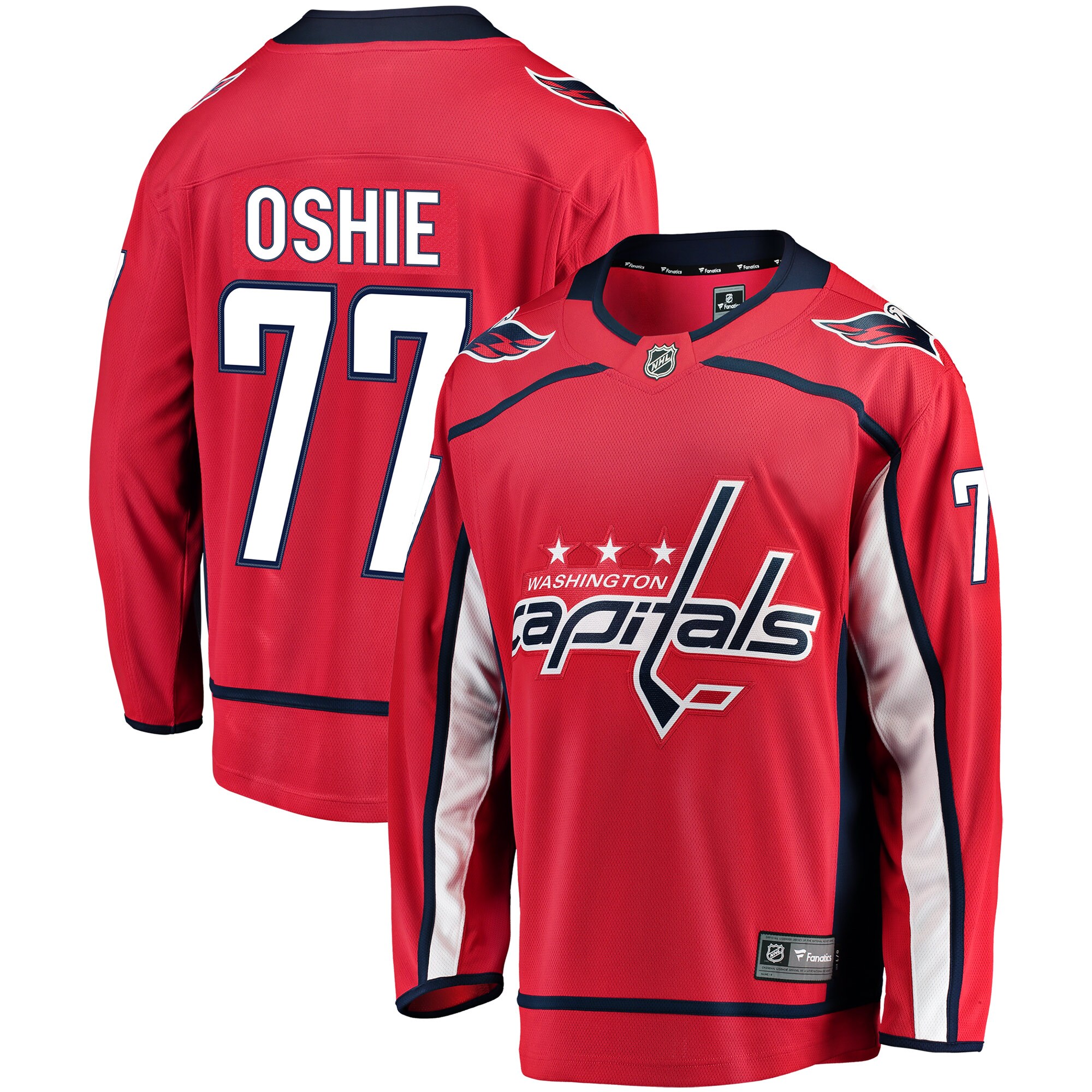 TJ Oshie Red Washington Capitals Breakaway NHL Jersey Men's