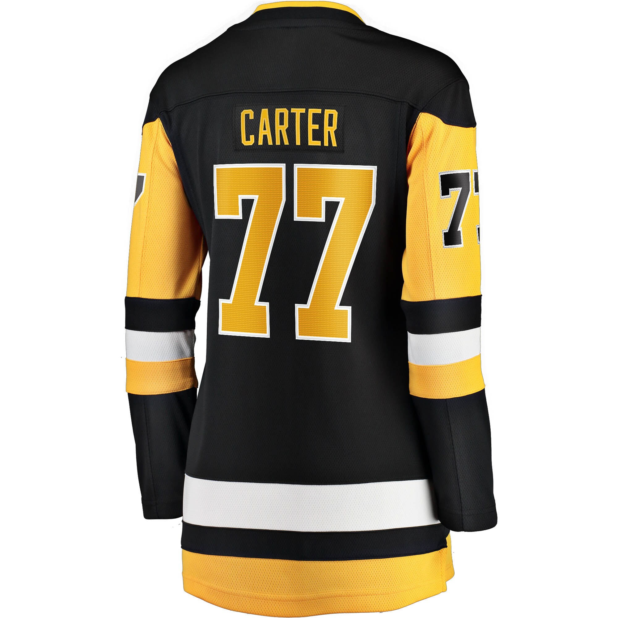 Pittsburgh Penguins Jeff Carter Black Home Breakaway NHL Jersey Women's