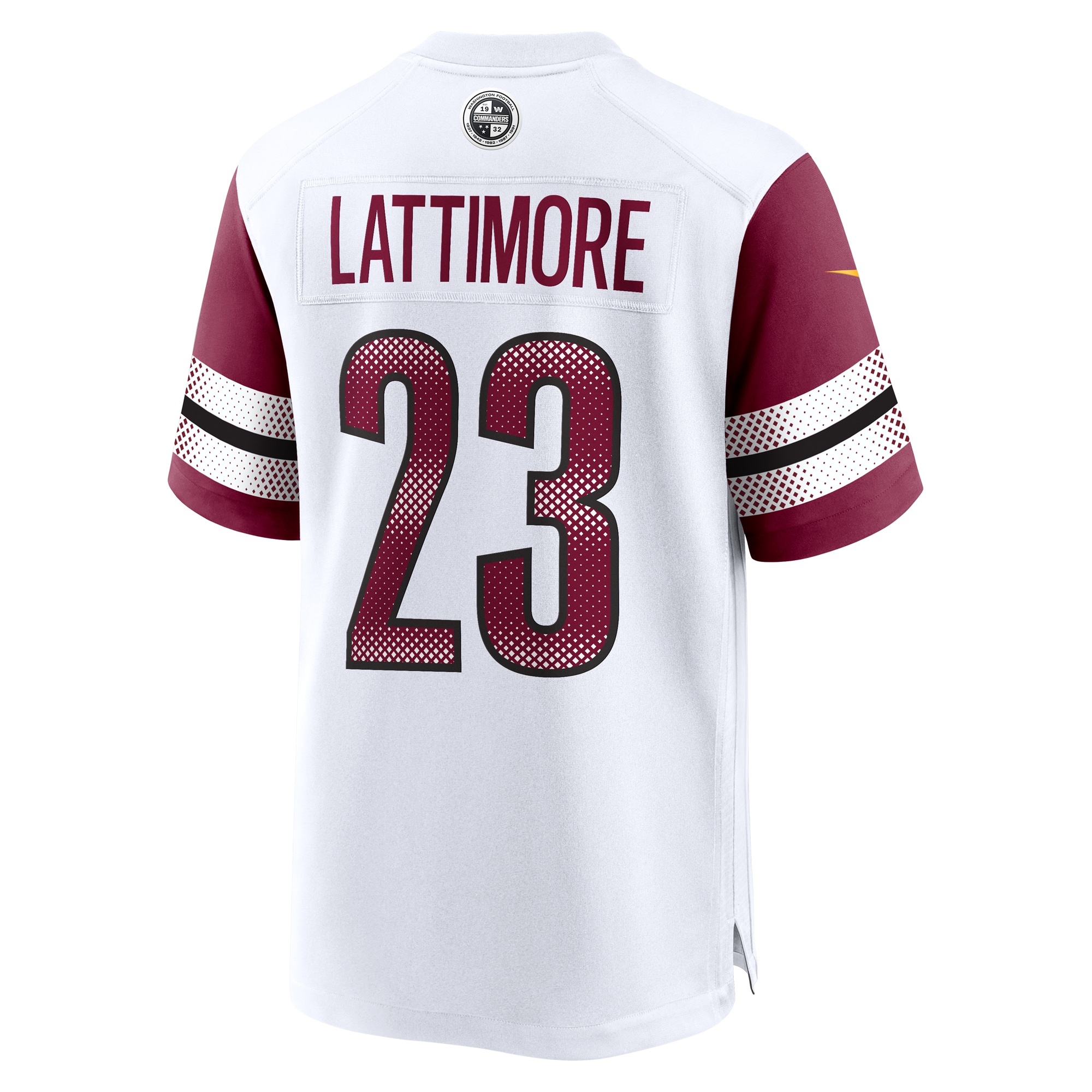 Washington Commanders Marshon Lattimore White Game NFL Jersey Men's