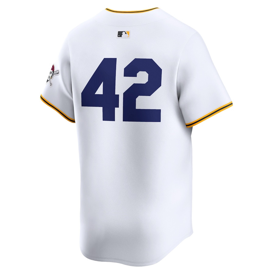 Pittsburgh Pirates 2024 Jackie Robinson Day Home Limited White MLB Jersey Men's