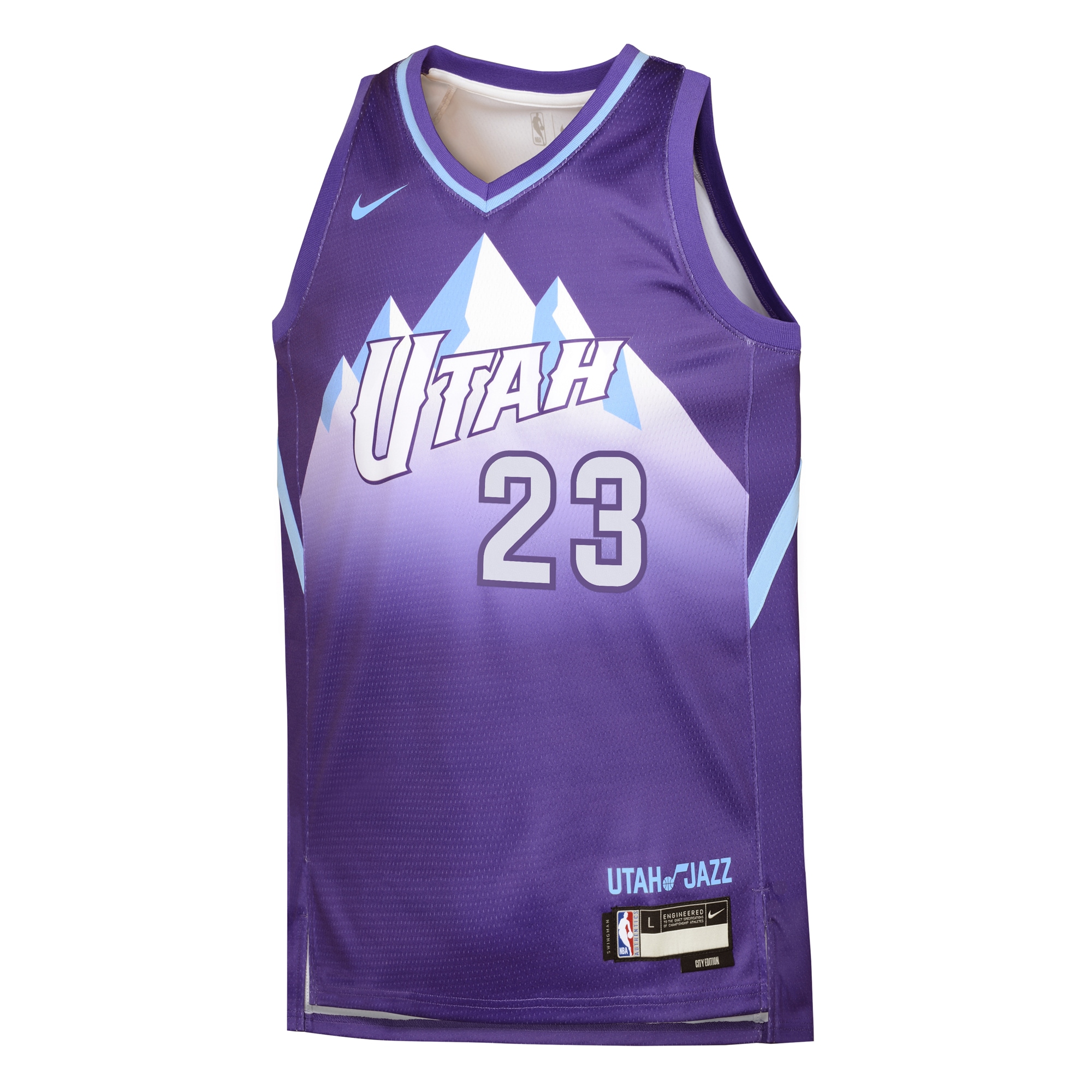 Utah Jazz City Edition Swingman 2024 Purple Lauri Markkane NBA Jersey Youth