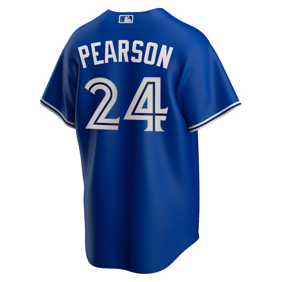 Nate Pearson 24 Toronto Blue Jays Alternate Royal MLB Jersey Men's