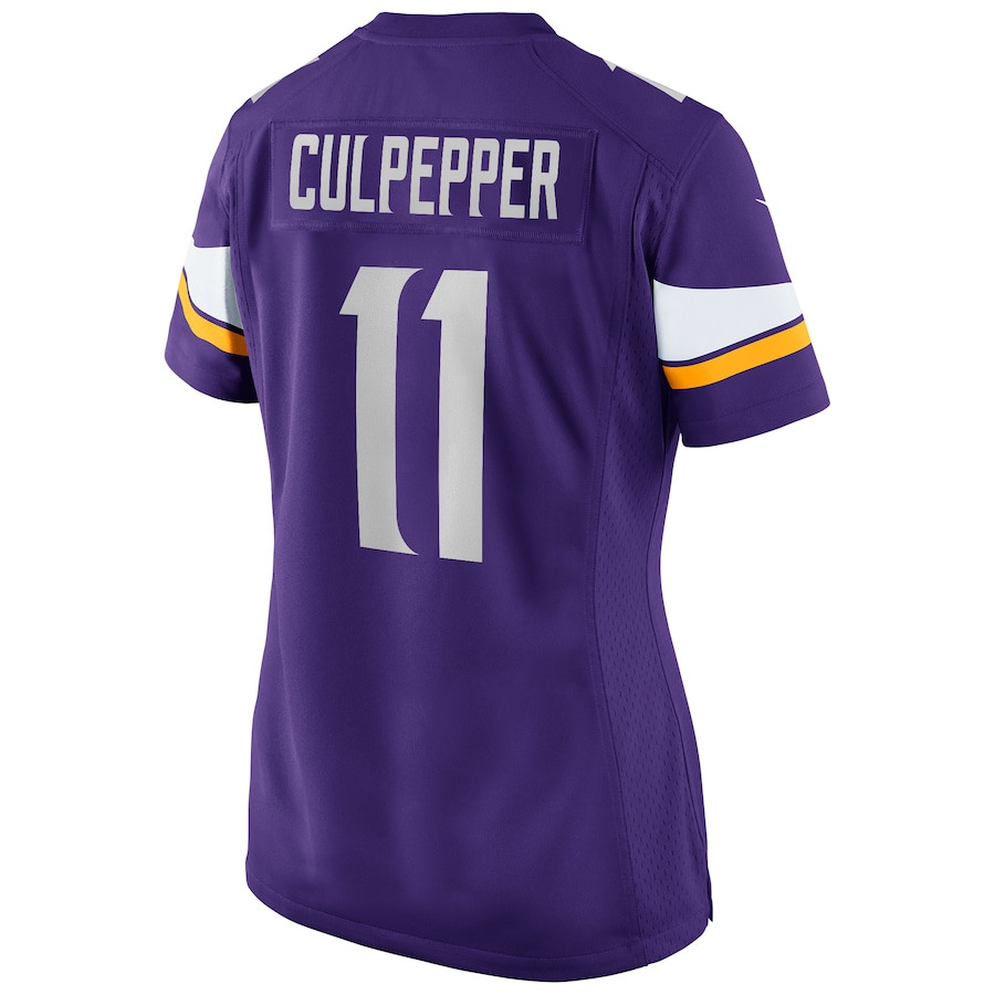 Daunte Culpepper 11 Minnesota Vikings Game Retired Purple NFL Jersey Women's