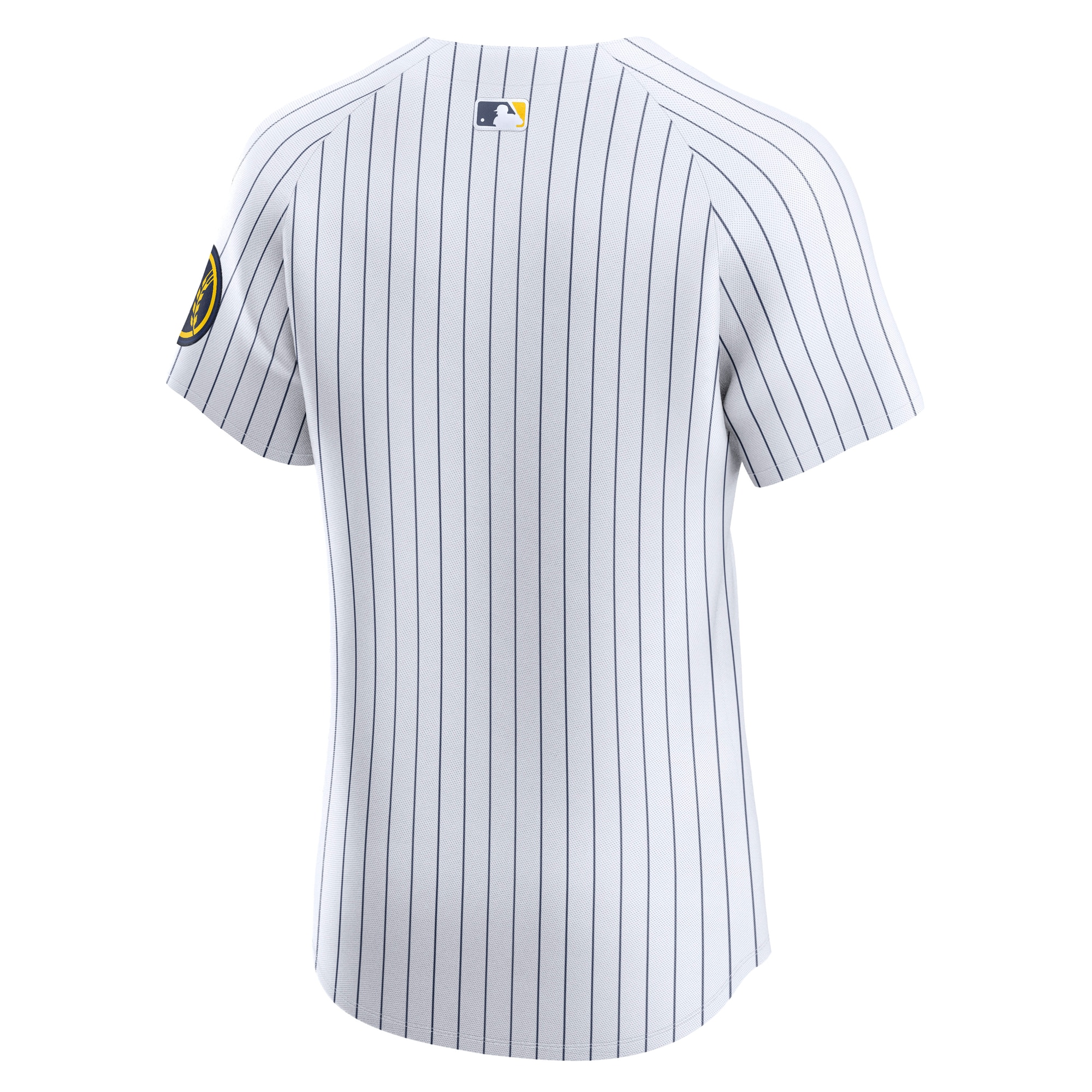 Milwaukee Brewers White Alternate Vapor Premier Elite Patch MLB Jersey Men's