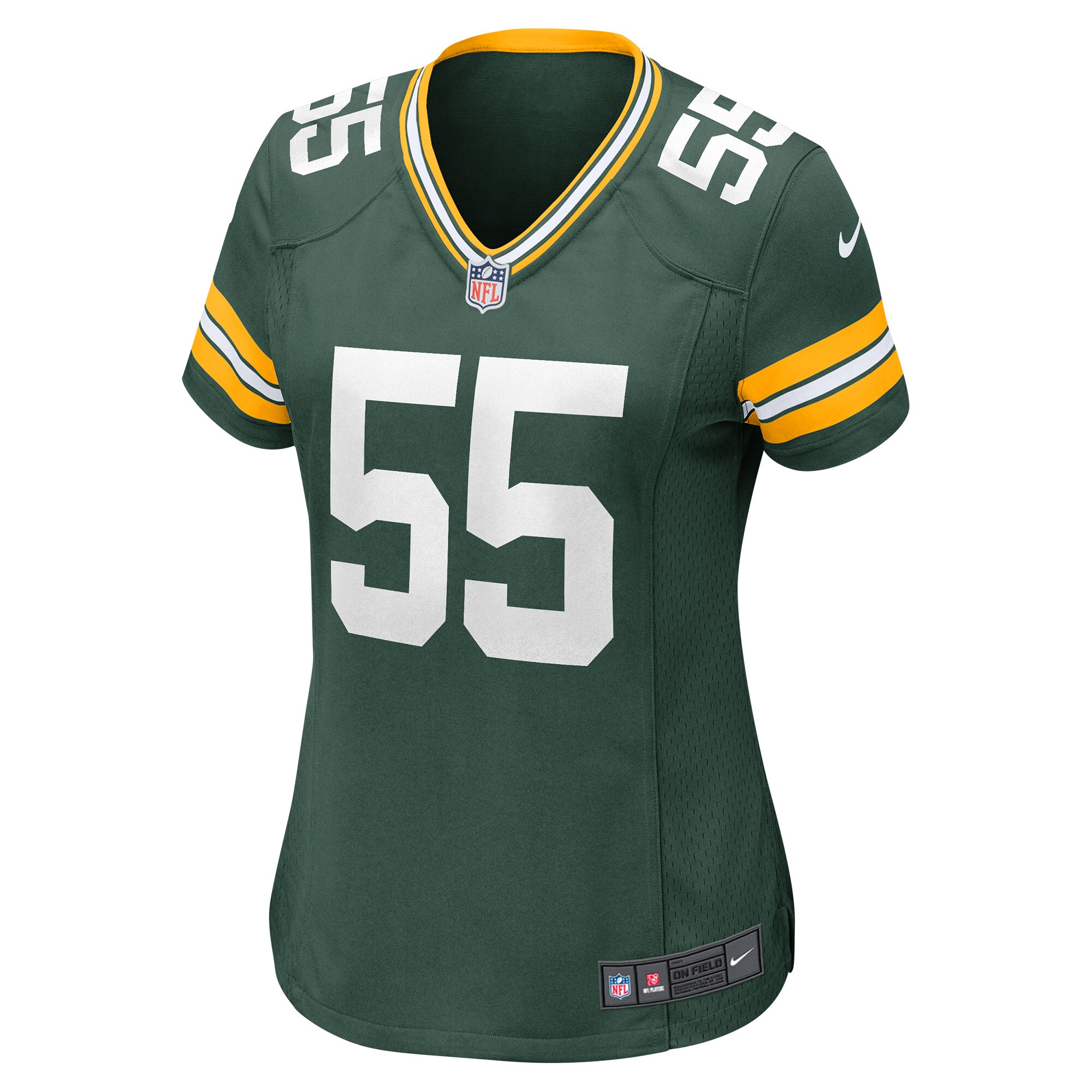 Green Bay Packers Kingsley Enagbare Green Player Game NFL Jersey Women's