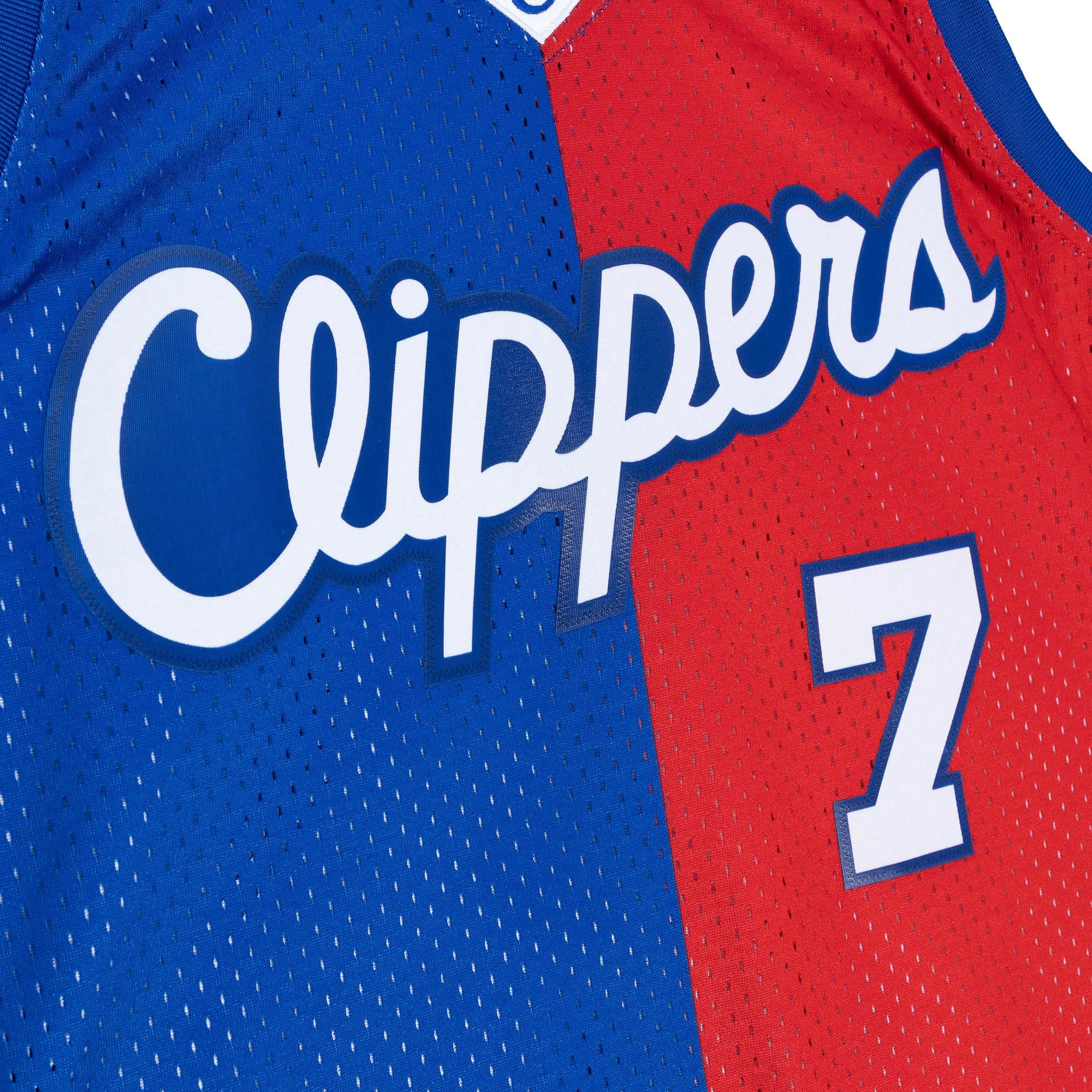 Mitchell Ness Lamar Odom Royal/Red Los Angeles Clippers Hardwood Classics 2000/01 Split Swingman NBA Jersey Men's