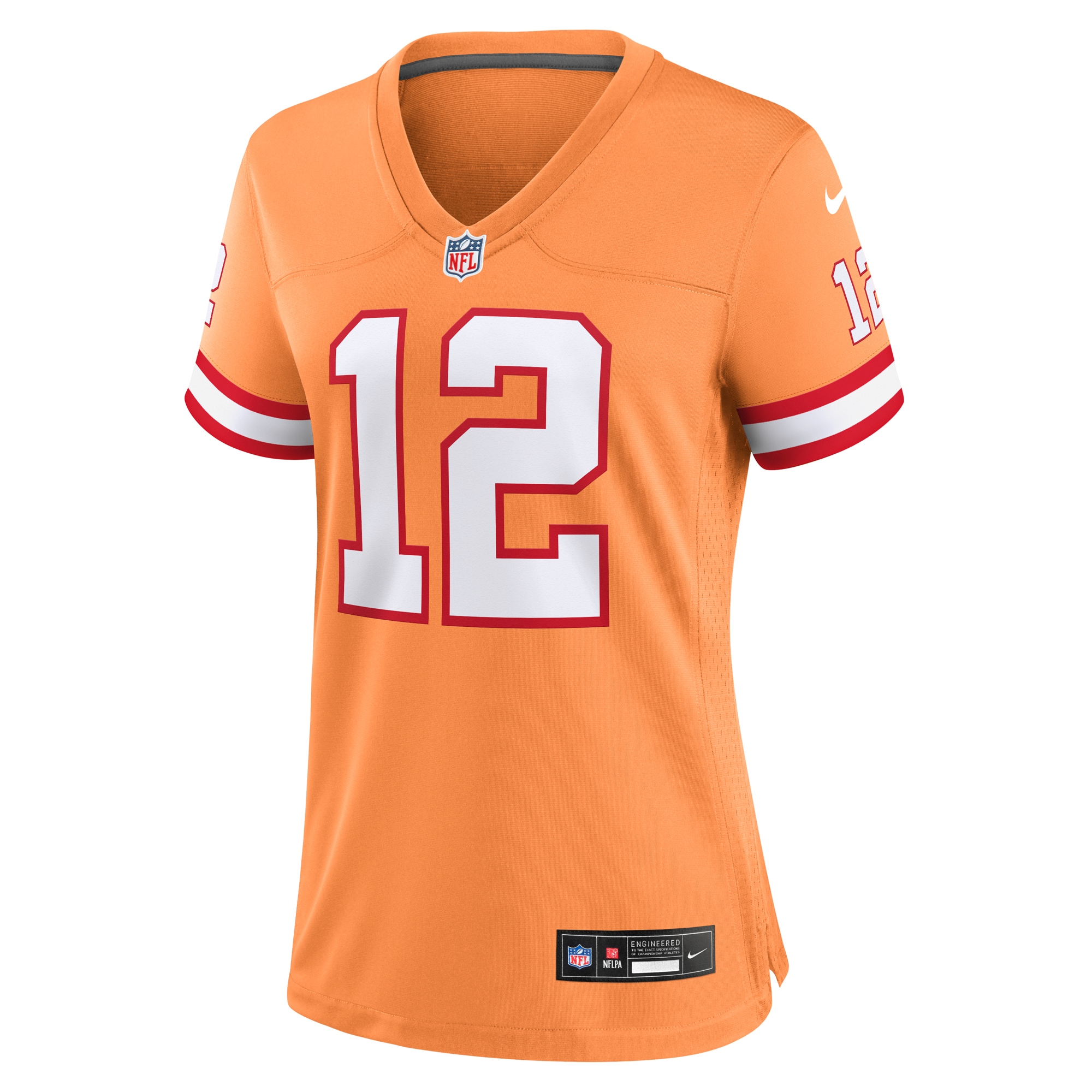 Tampa Bay Buccaneers Tom Brady Orange Player NFL Jersey Women's