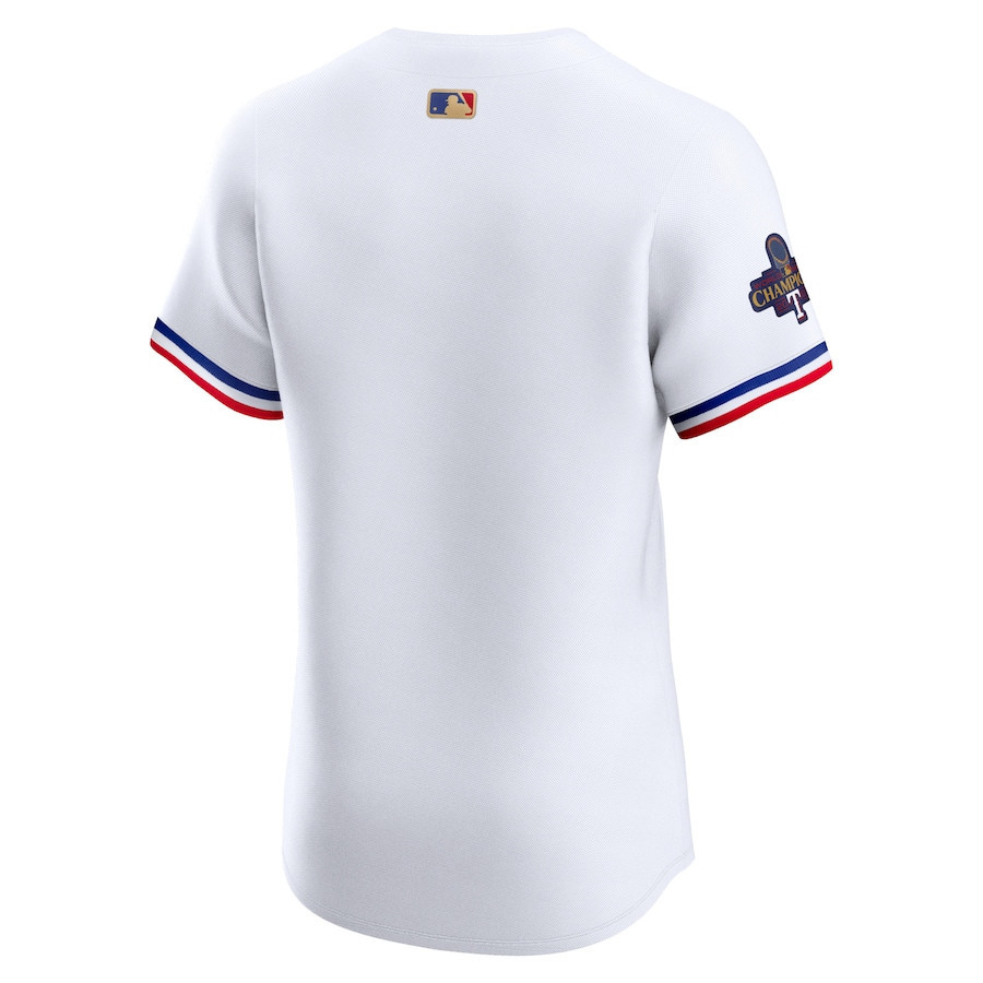 Texas Rangers 2024 Gold Collection ELITE Player White MLB Jersey Men's
